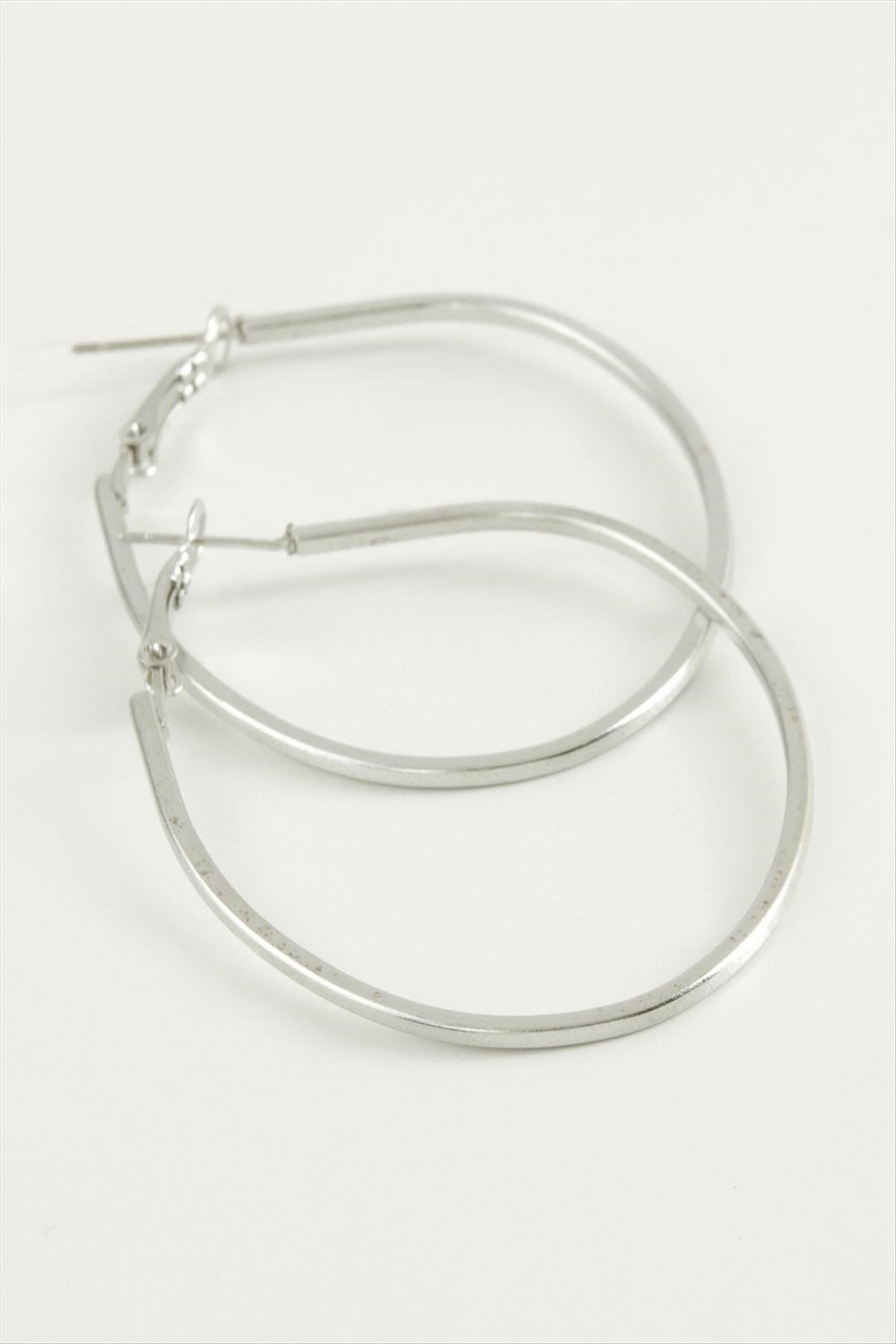 Oval Halka Küpe 5 cm
