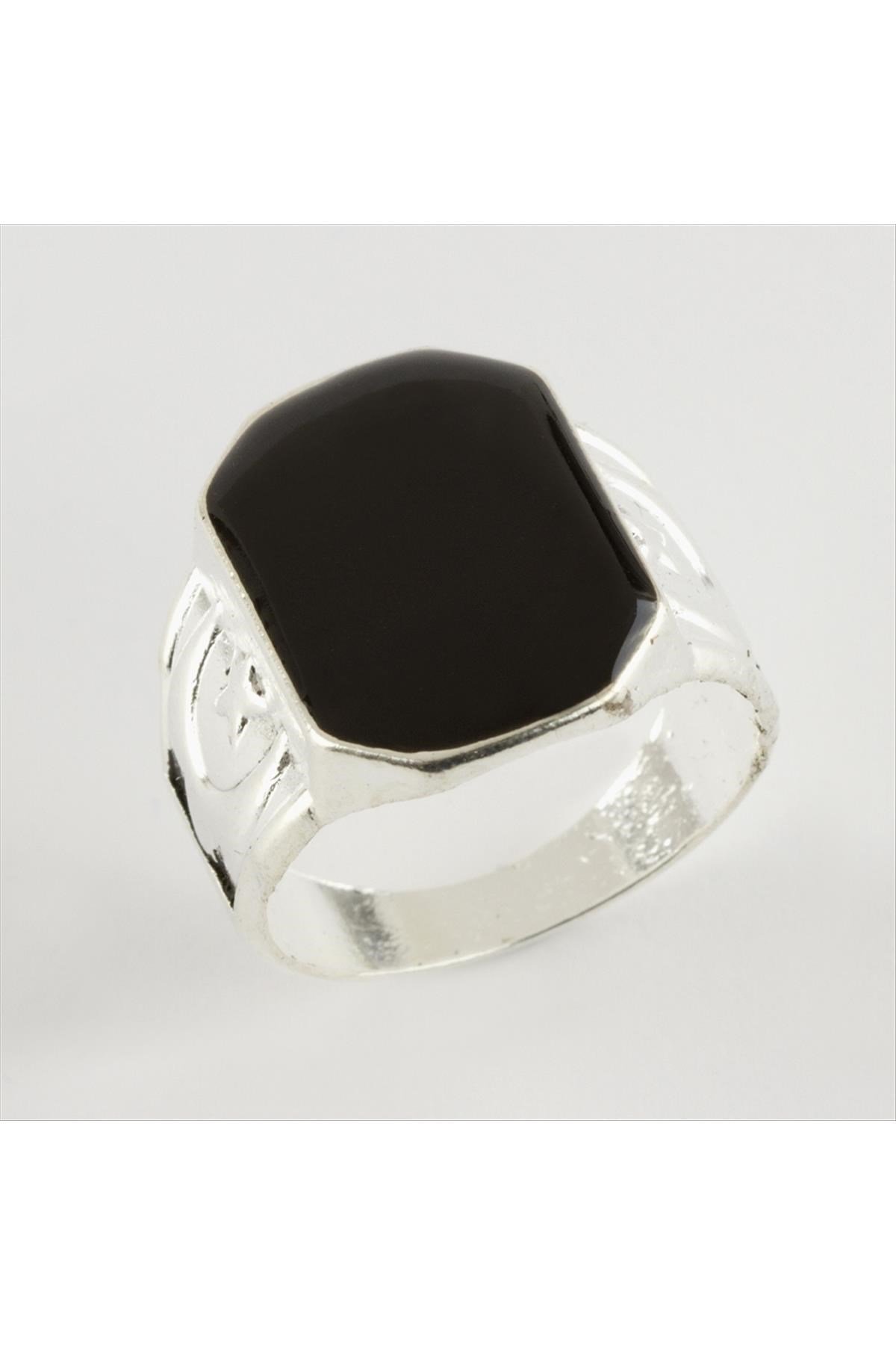 Oval Metal Erkek Yüzük