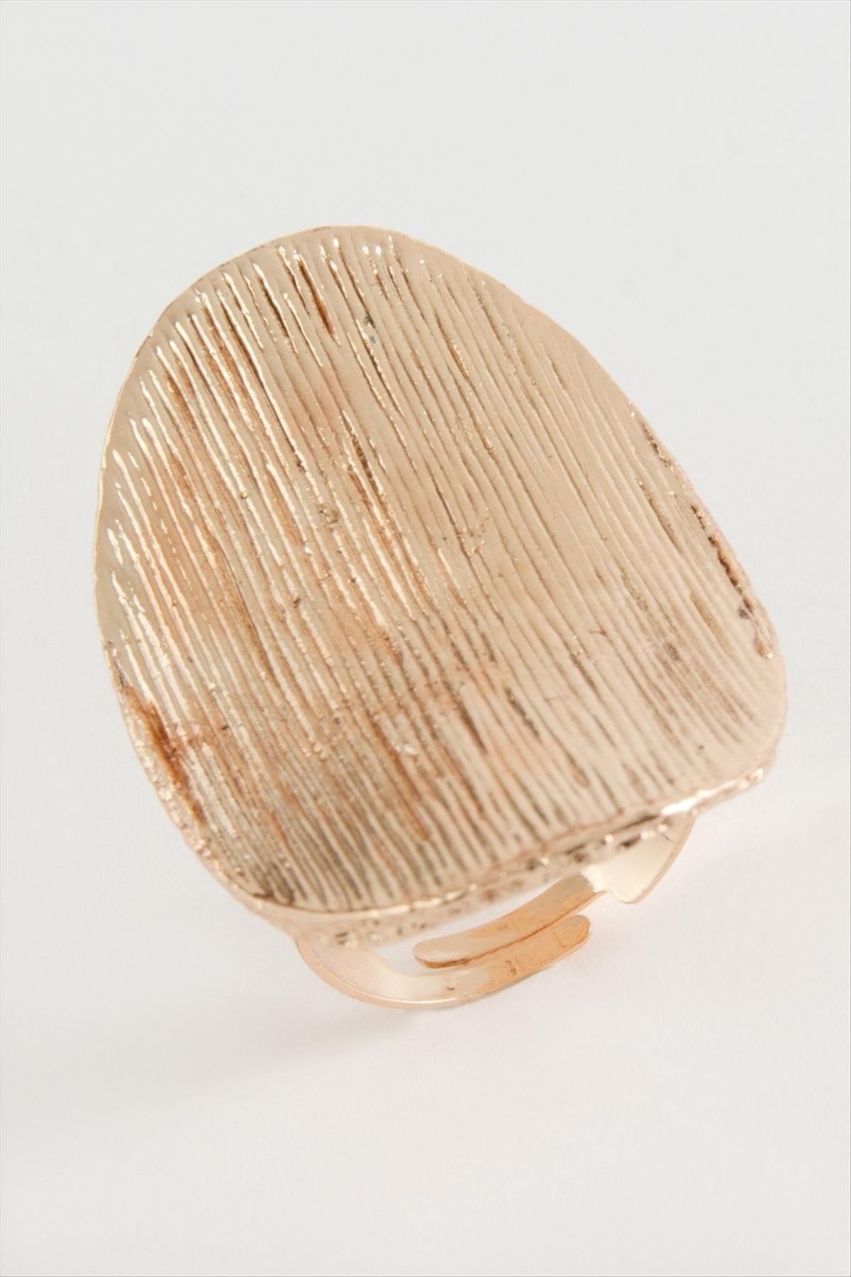 Oval Metal Yüzük
