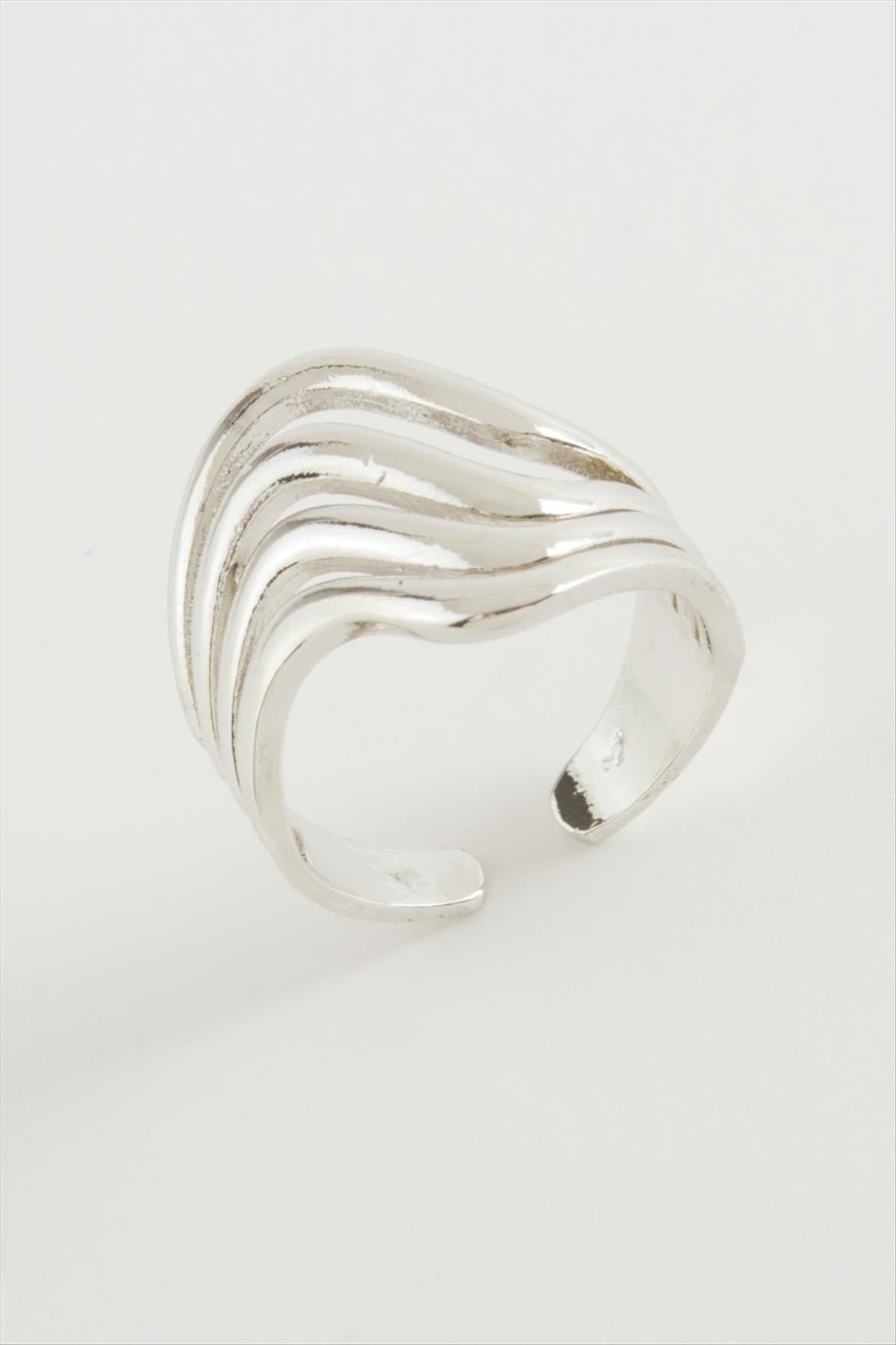 Oval Metal Yüzük