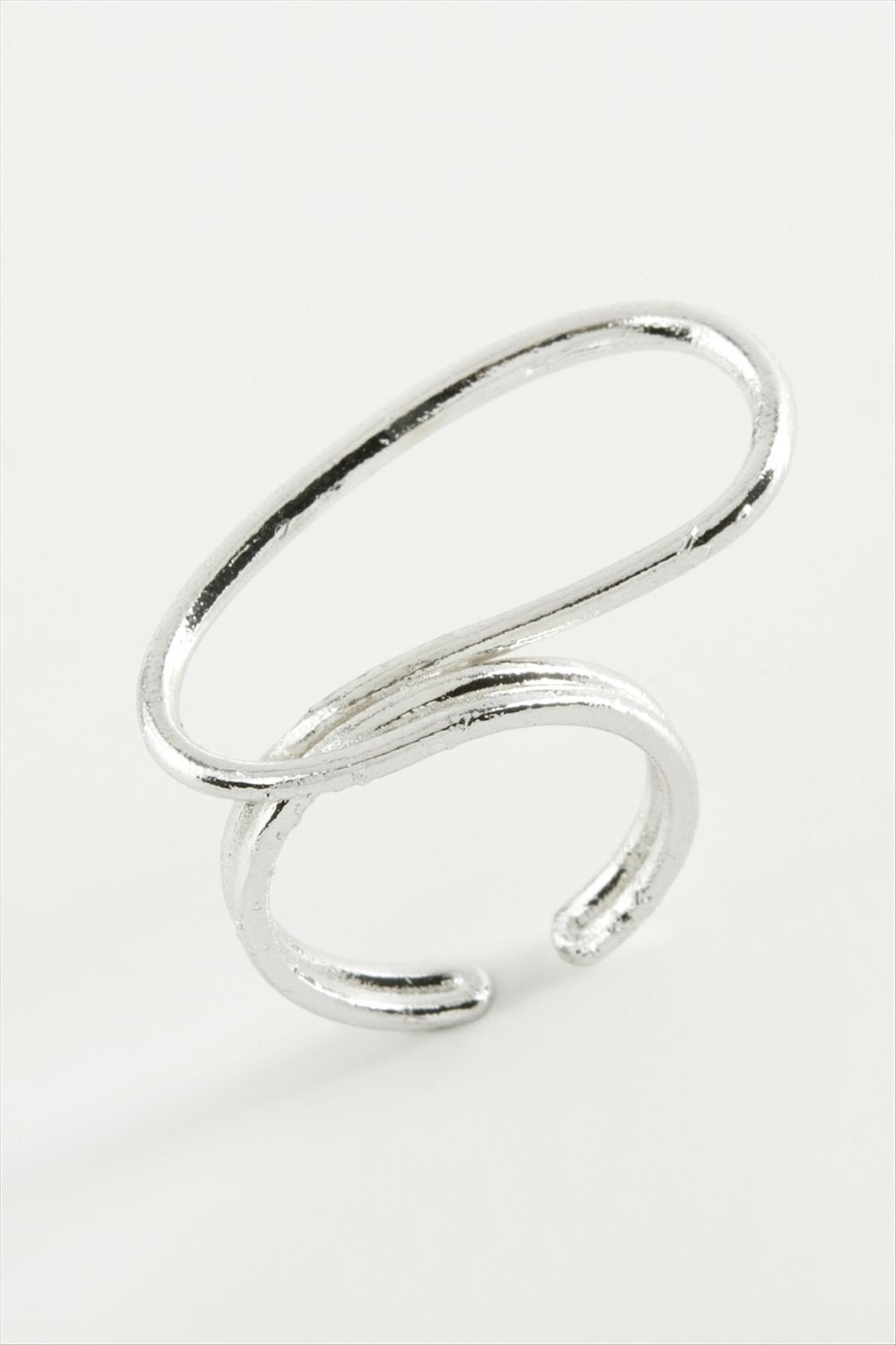 Oval Metal Yüzük