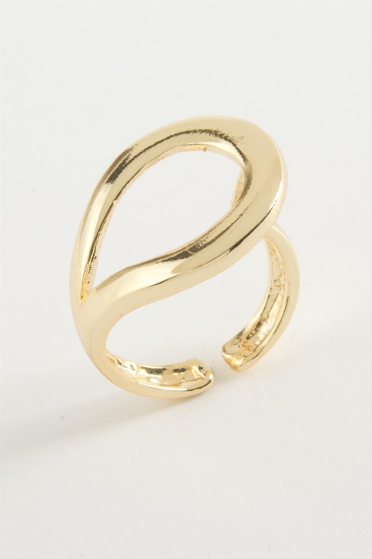 Oval Metal Yüzük