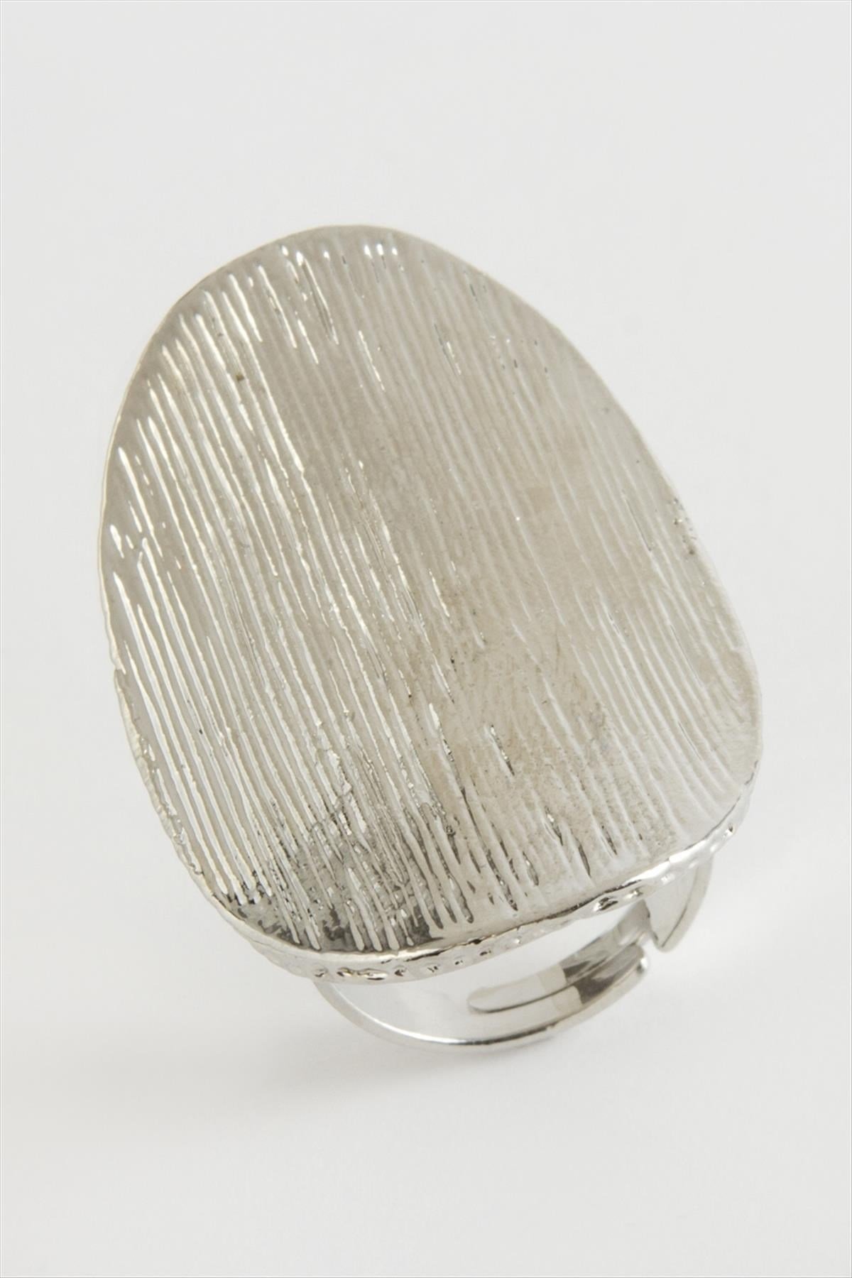 Oval Metal Yüzük