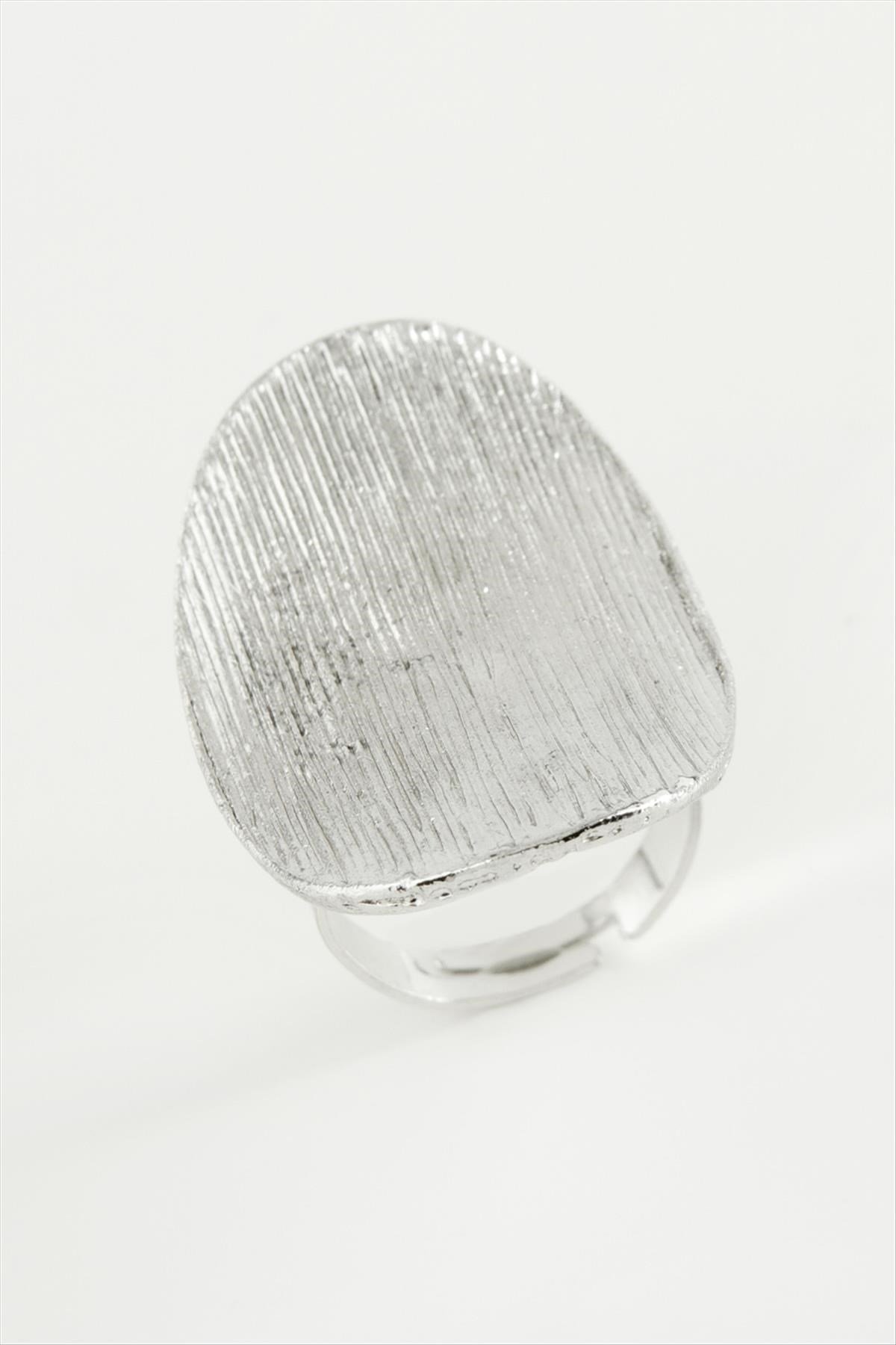 Oval Metal Yüzük