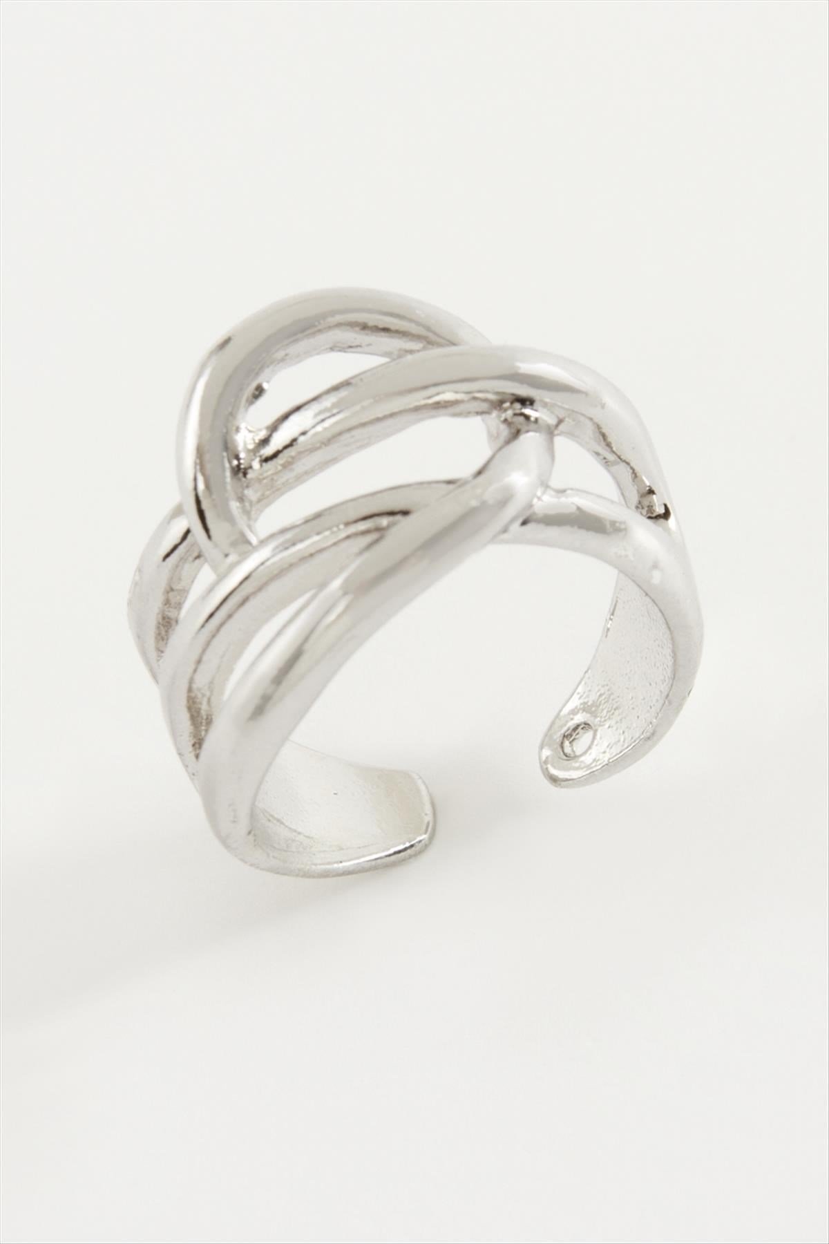 Oval Metal Yüzük