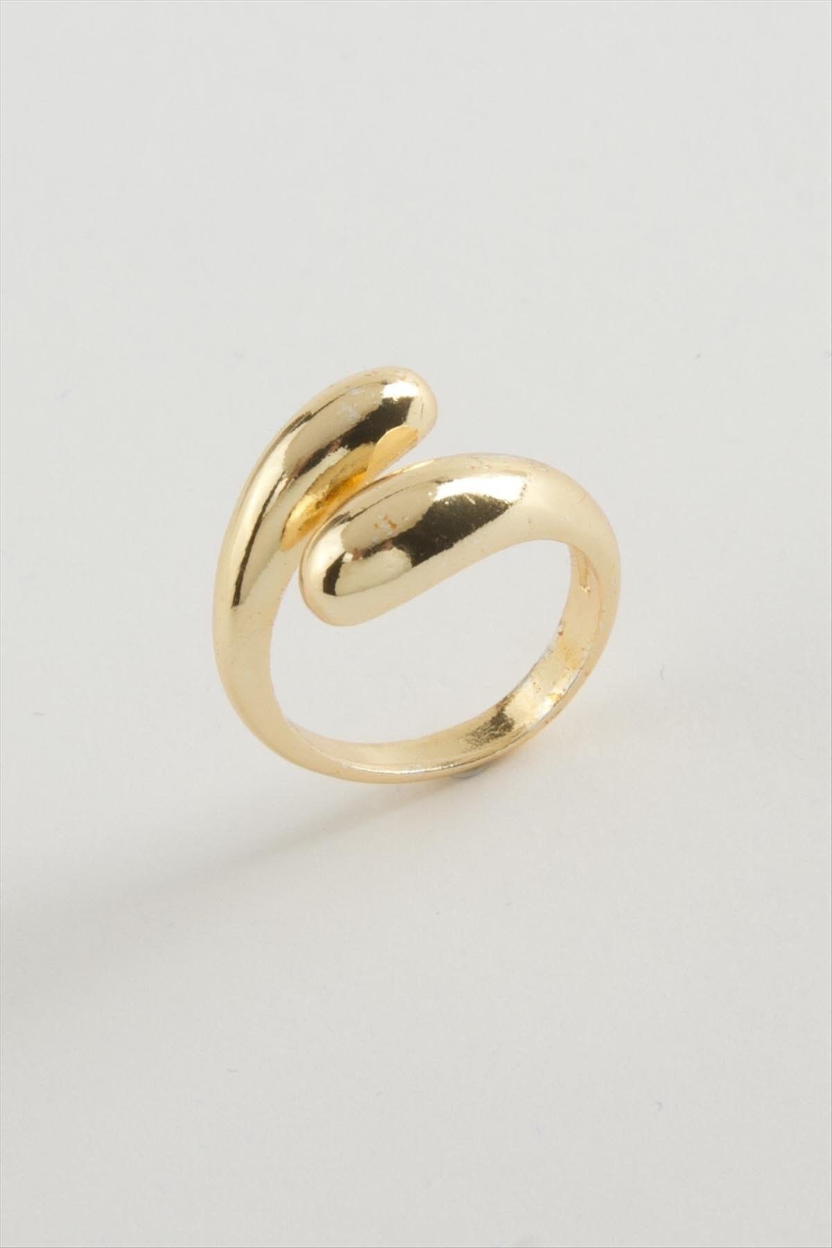 Oval Metal Yüzük