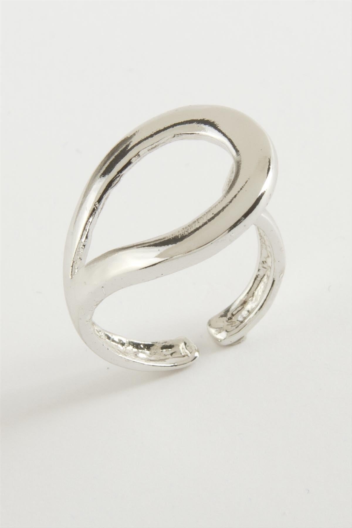 Oval Metal Yüzük