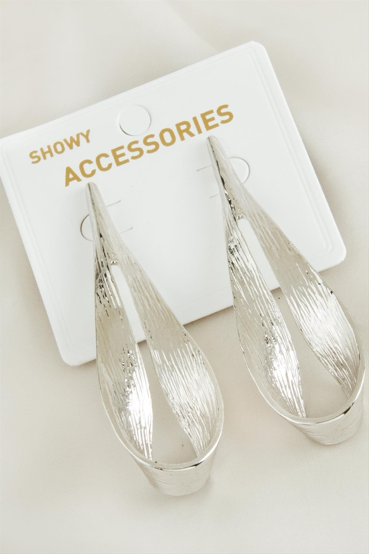 Oval Yeni Sezon Metal Küpe