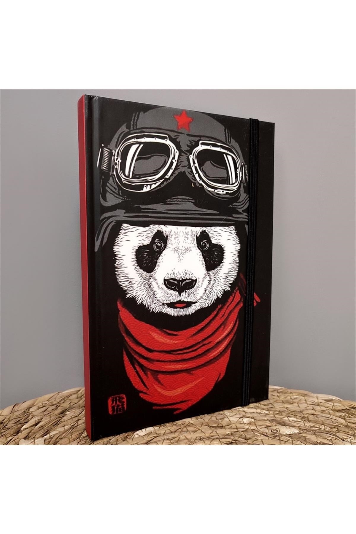 Panda Desenli Özel Tasarım Defter