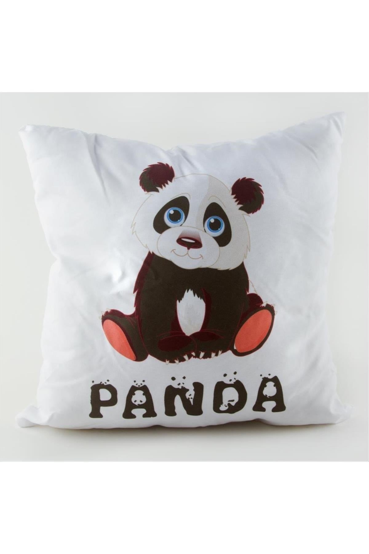 Panda Figürlü Puf Yastık