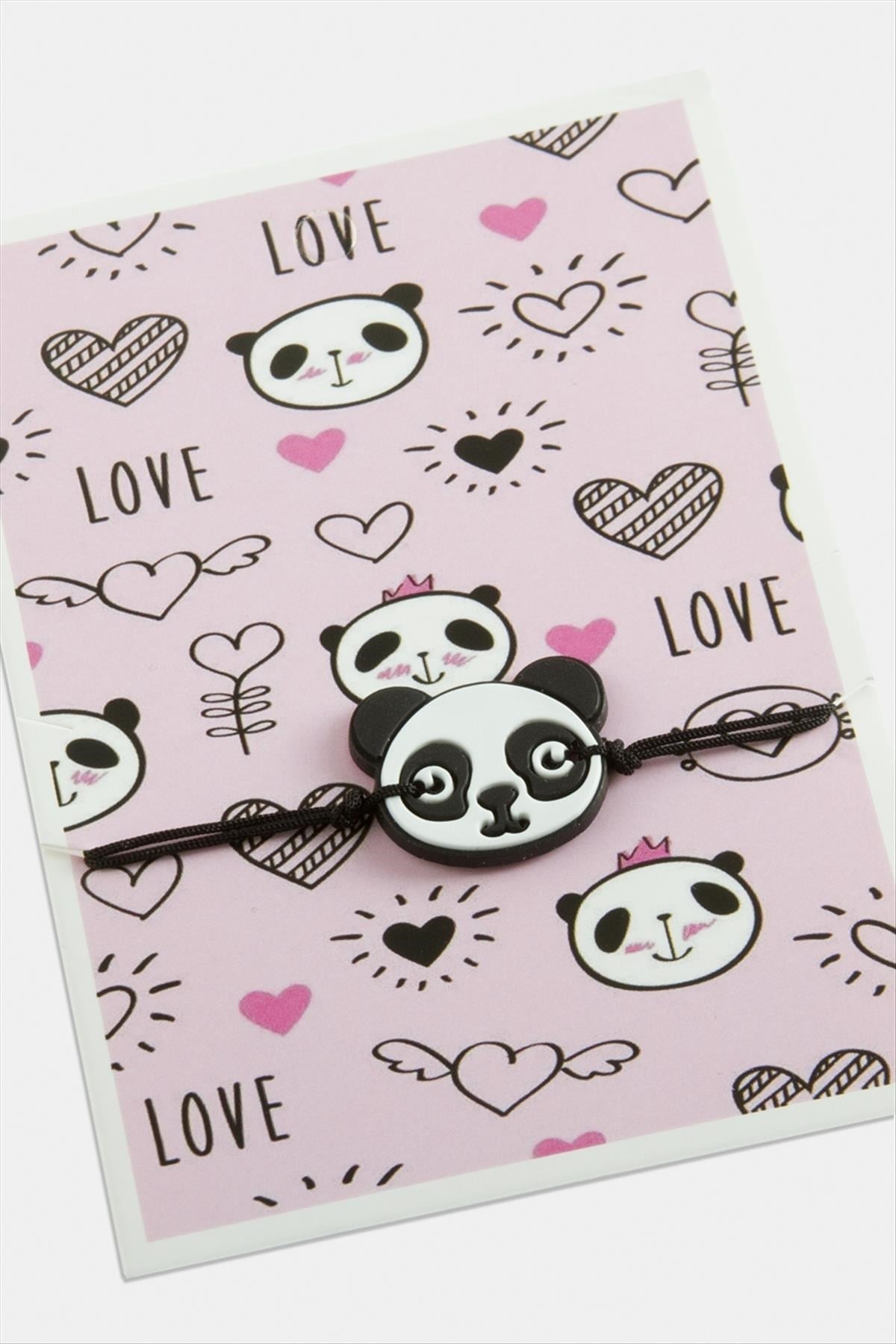 Panda İp Bileklik