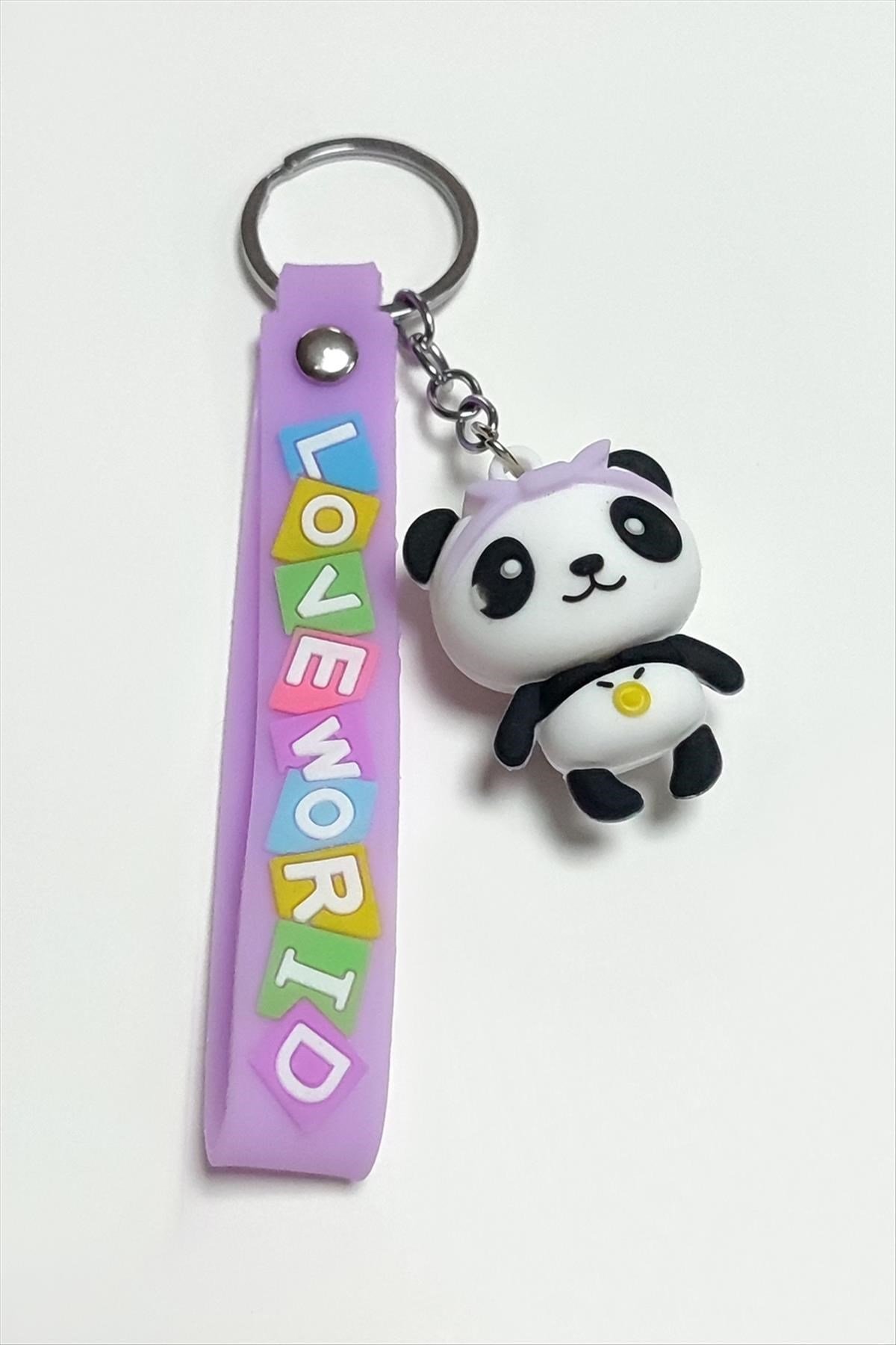 Panda Silikon Anahtarlık