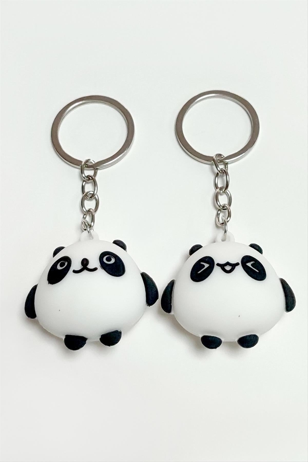Panda Silikon Anahtarlık