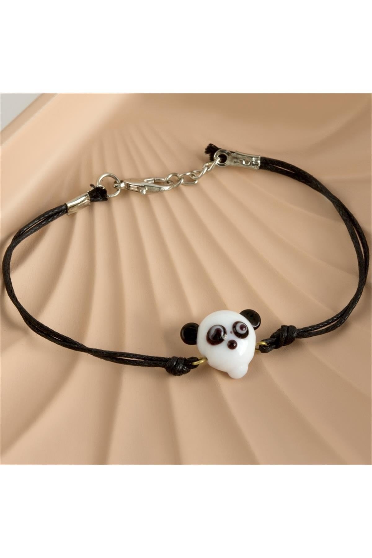 Panda Yıldızı Cam Bileklik