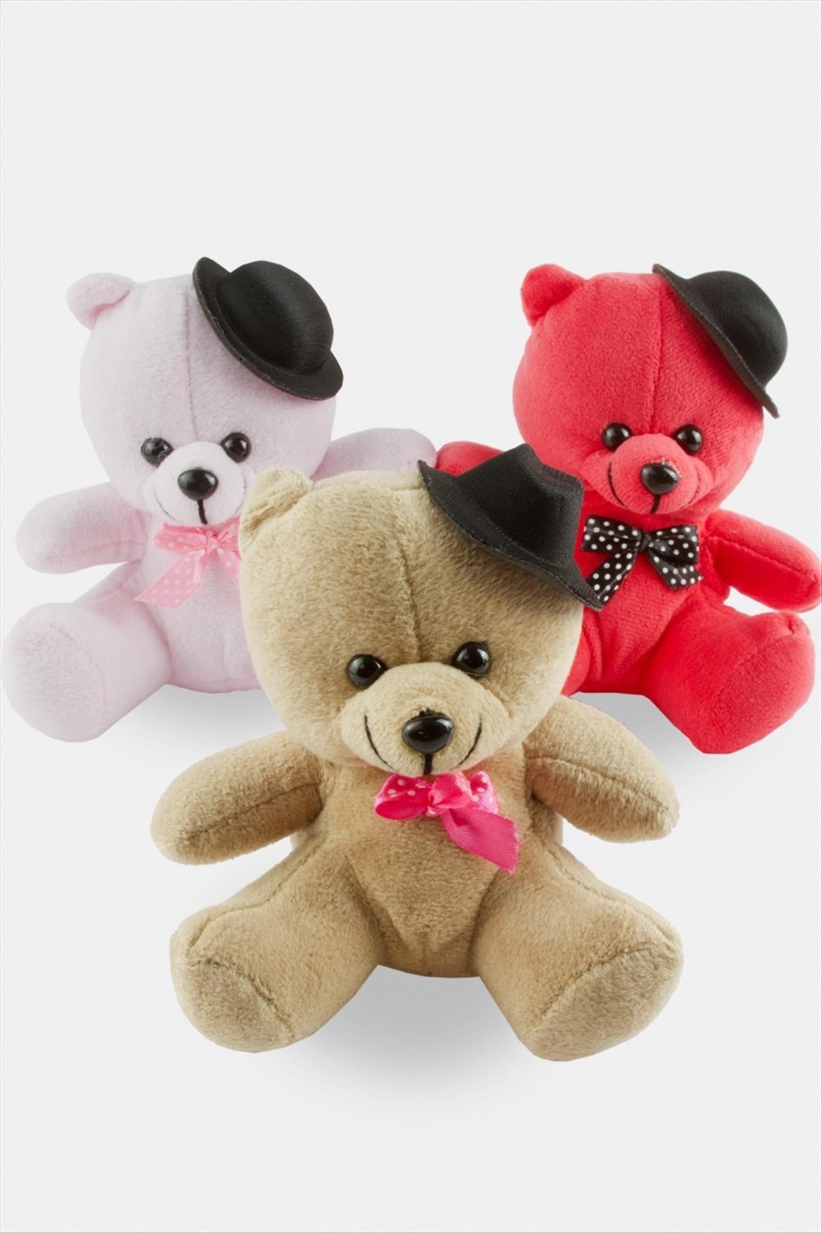 Papyonlu Peluş Ayıcık 14 CM