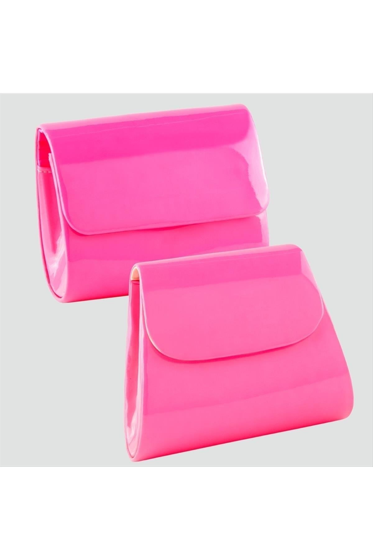 Pembe Renkli Abiye Çanta Küçük