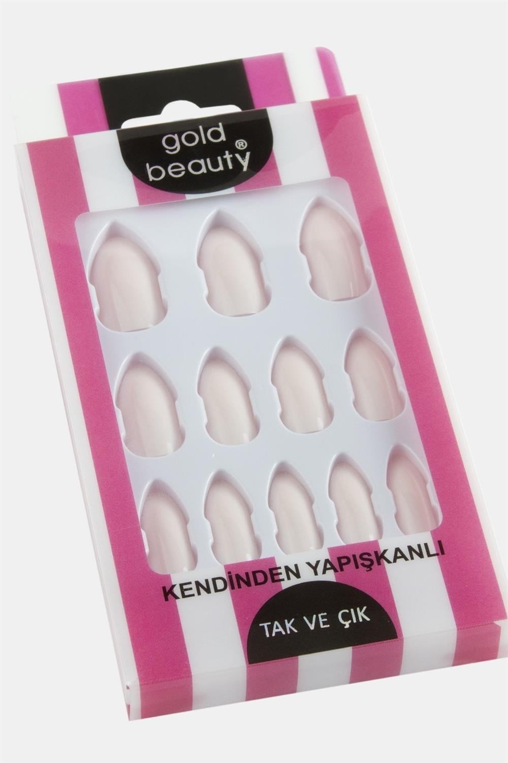 Pembe Renkli Takma Tırnak