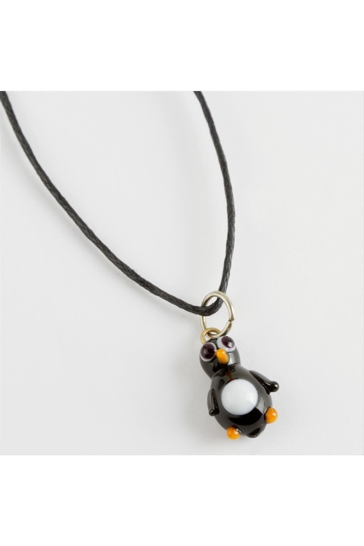 Penguen Cam Kolye