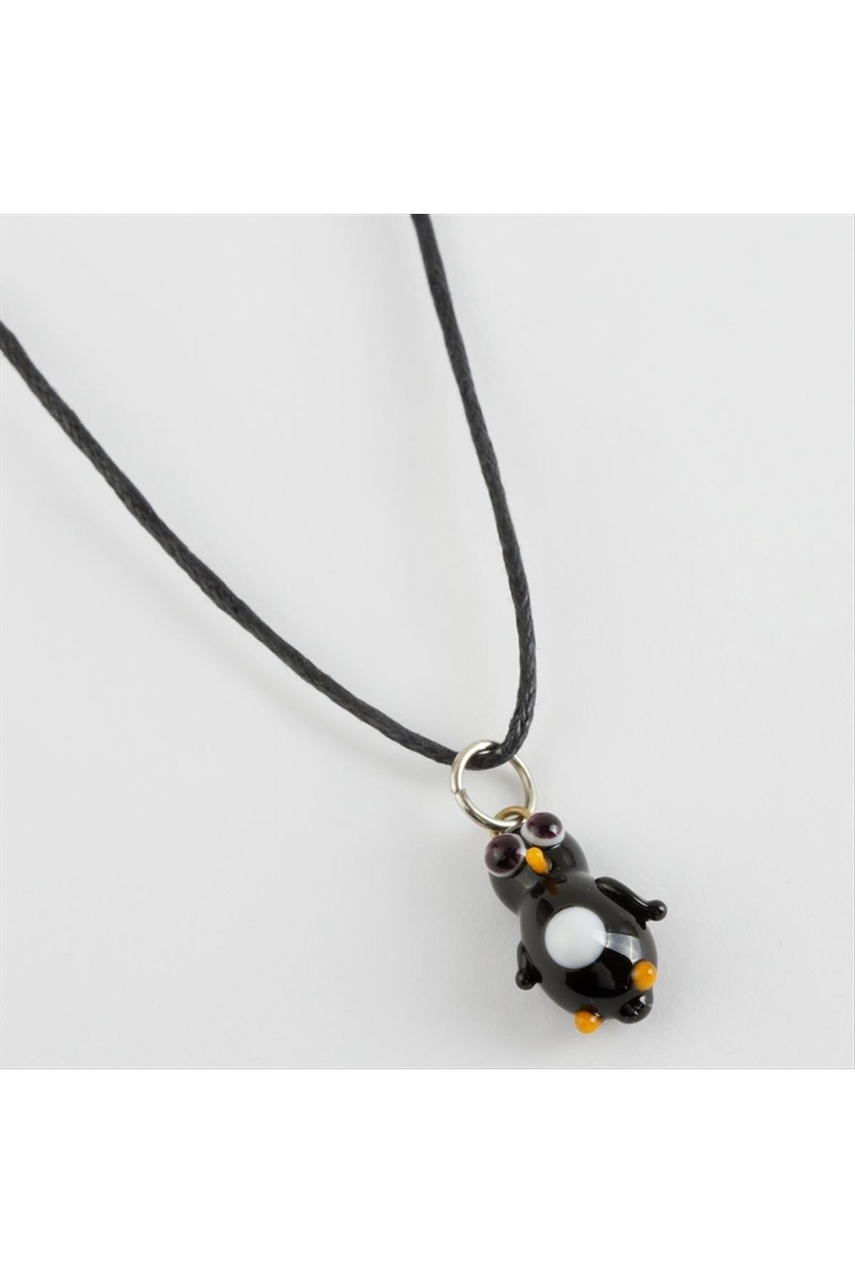 Penguen Cam Kolye