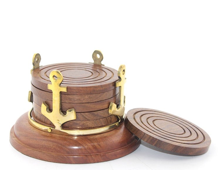 Pirinç Çapalı Bardak Altı Model 1