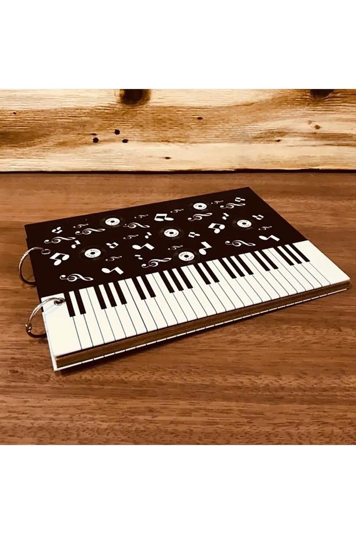 Piyano Özel Tasarım Defter ve Fotoğraf Albümü