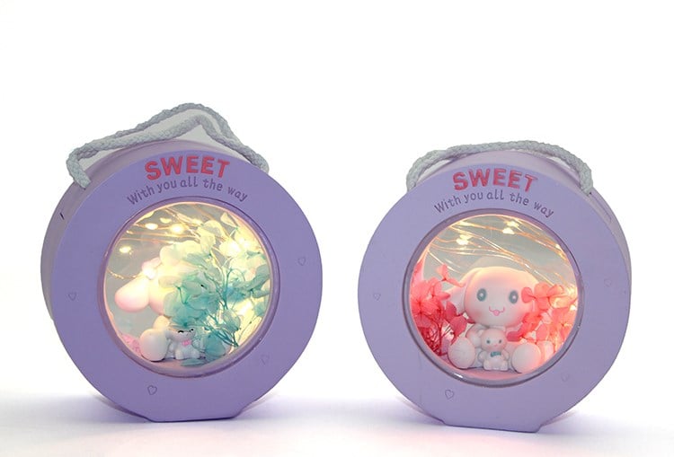 Polyester Hello Kitty Cinnamoroll Masa Üstü Lamba