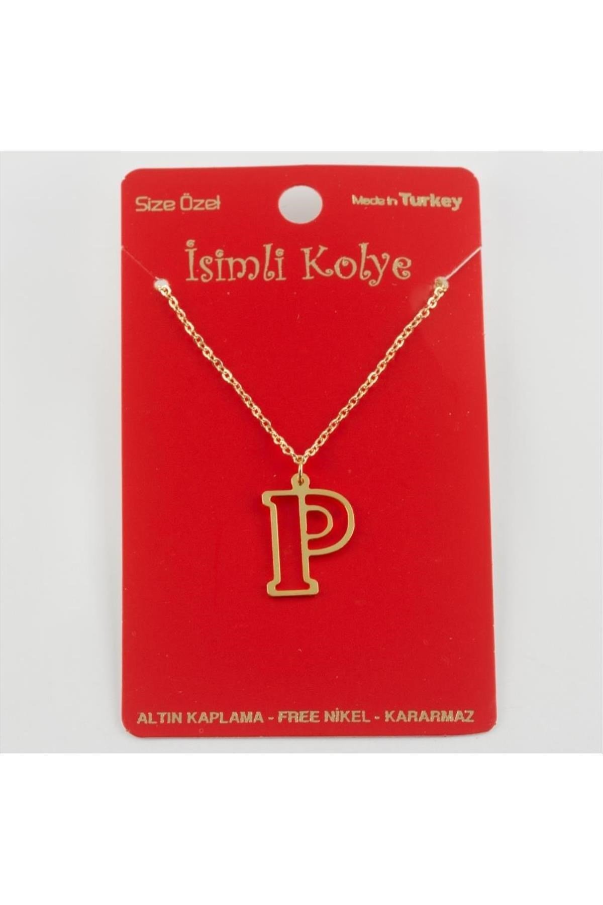 Prinç Harfli Kolye