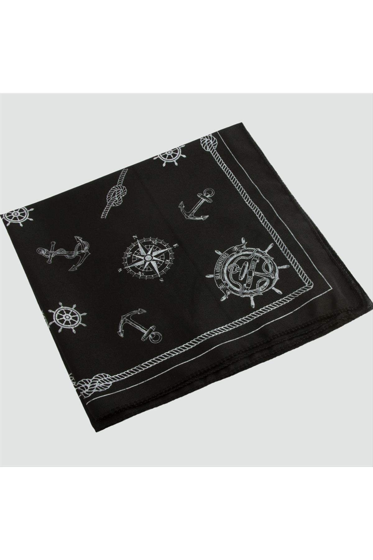 Pusula Desenli Bandana 50*50