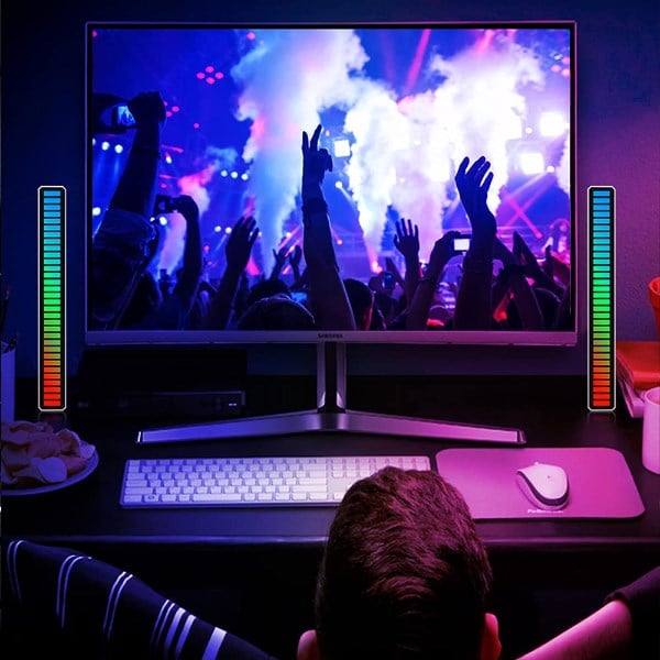 RGB Sese Duyarlı Taşınabilir Ekolayzer LED Çubuk