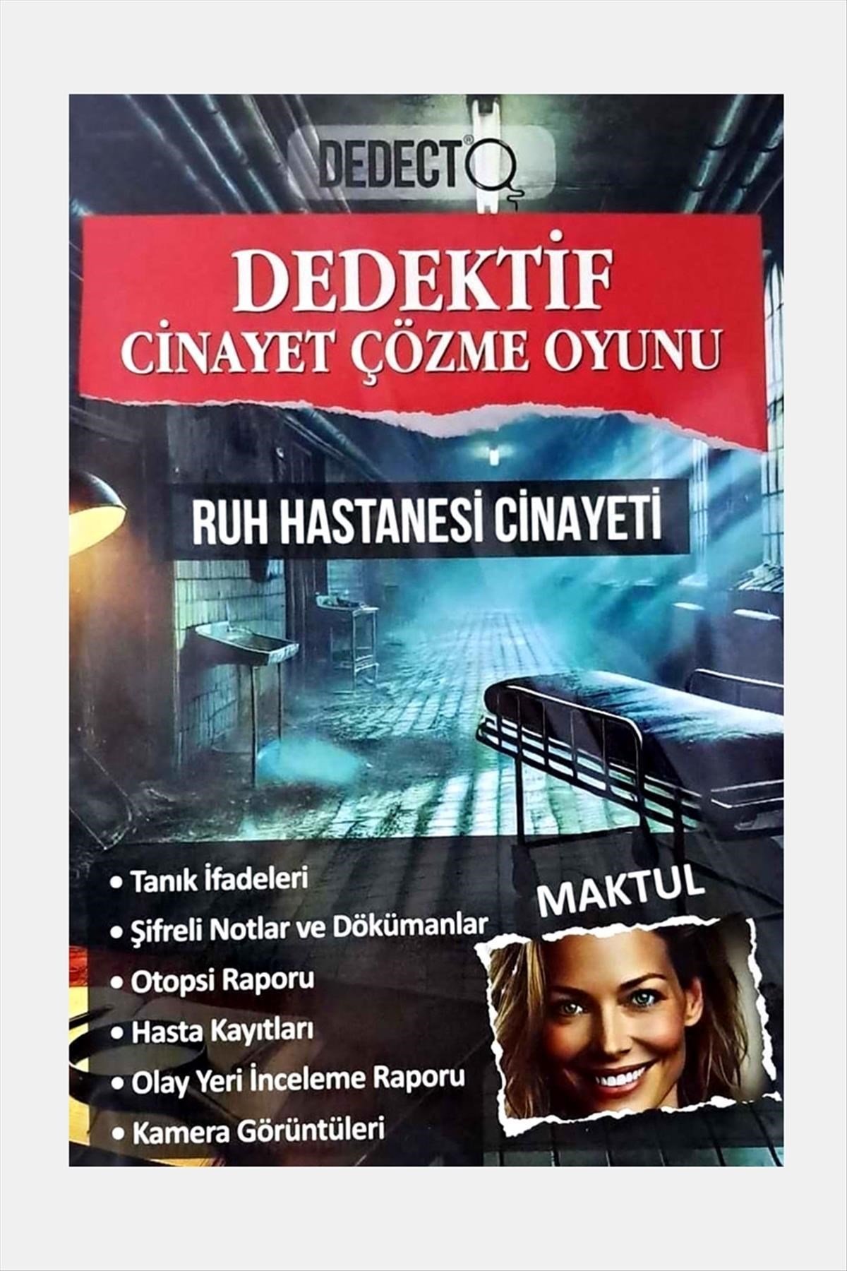 Ruh Hastanesi Cinayeti Dedektif Dava Çözme Oyunu