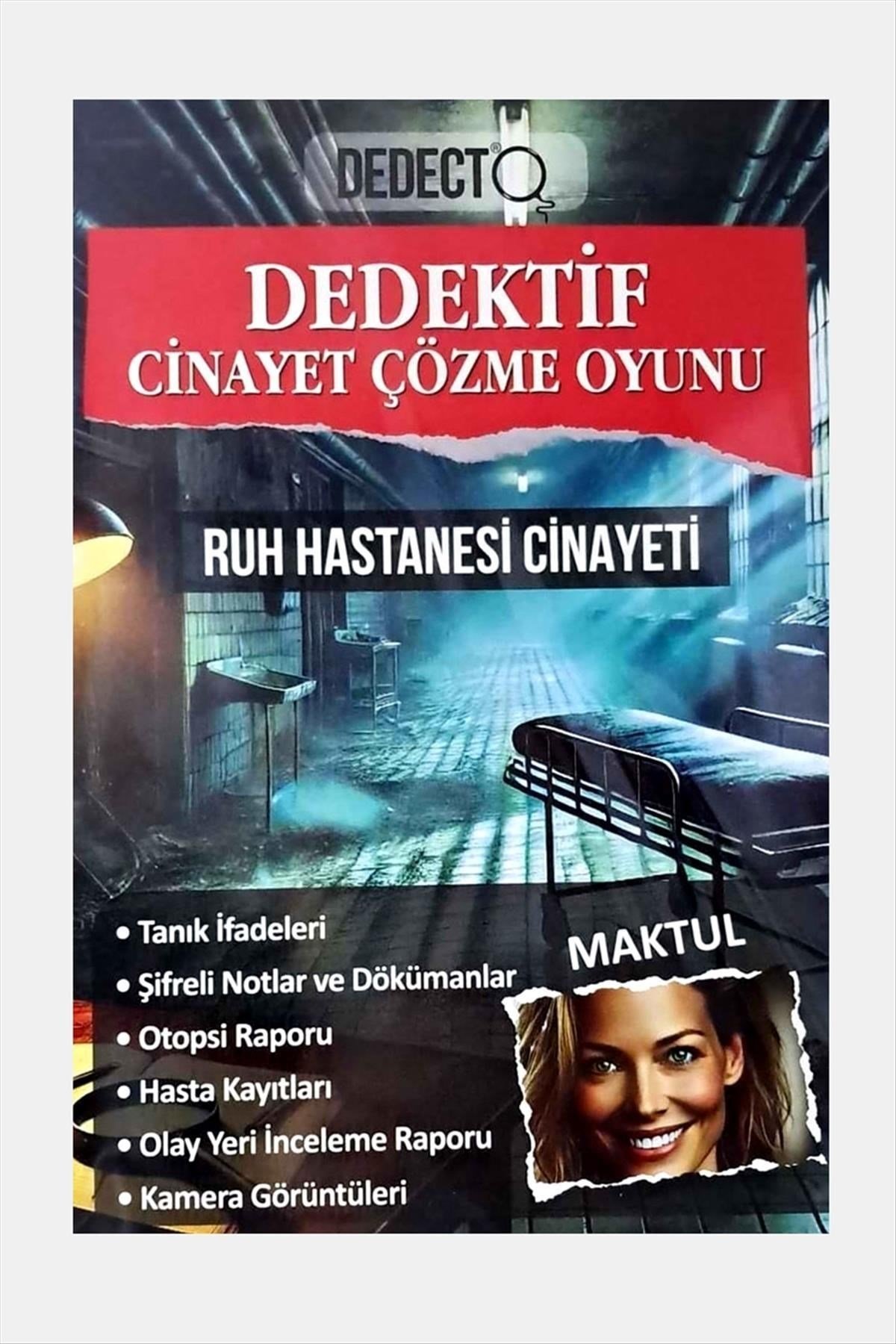 Ruh Hastanesi Cinayeti Dedektif Dava Çözme Oyunu