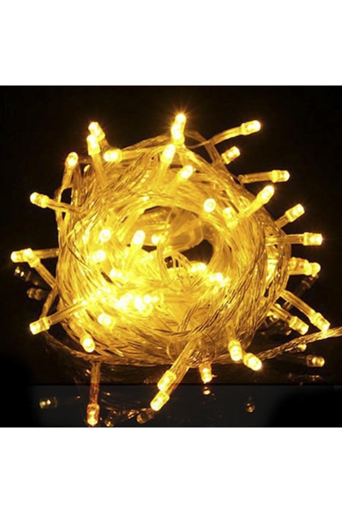 Sarı Renkli Led Işık Pilli 5 Metre