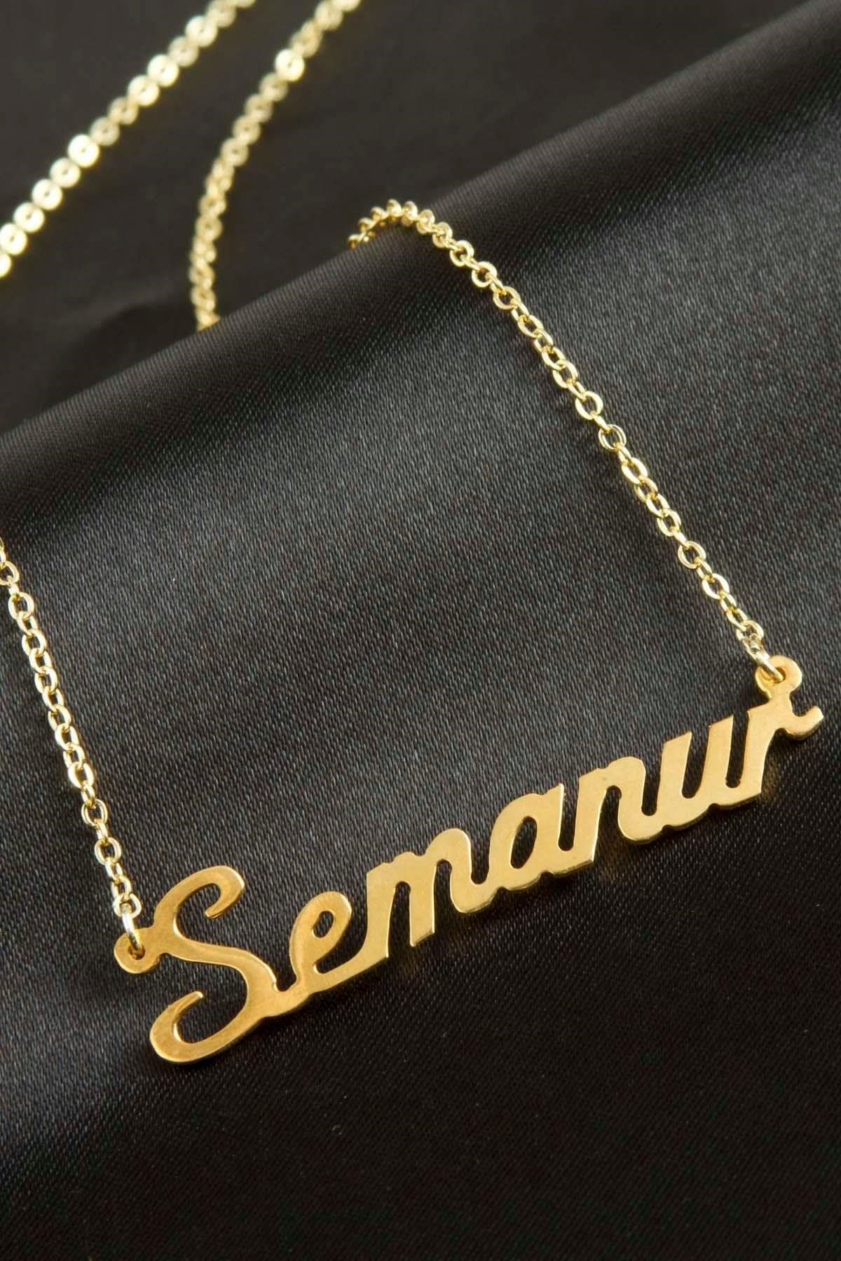 Semanur isimli kolye (Kişiye Özel)