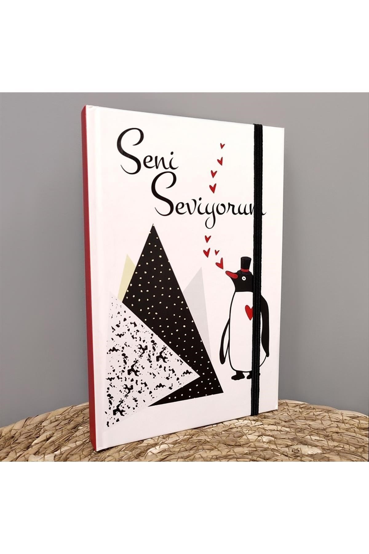 Seni Seviyorum Yazılı Özel Tasarım Defter