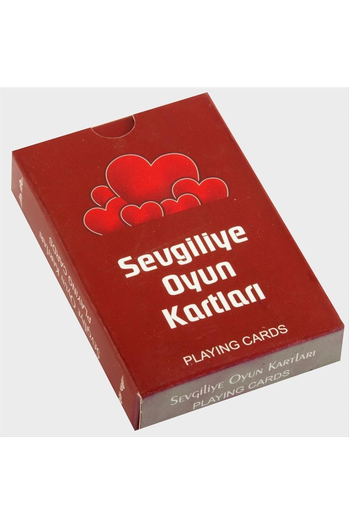 Sevgiliye İskambil Oyun Kartları Aşk Sözlü Kart Notu