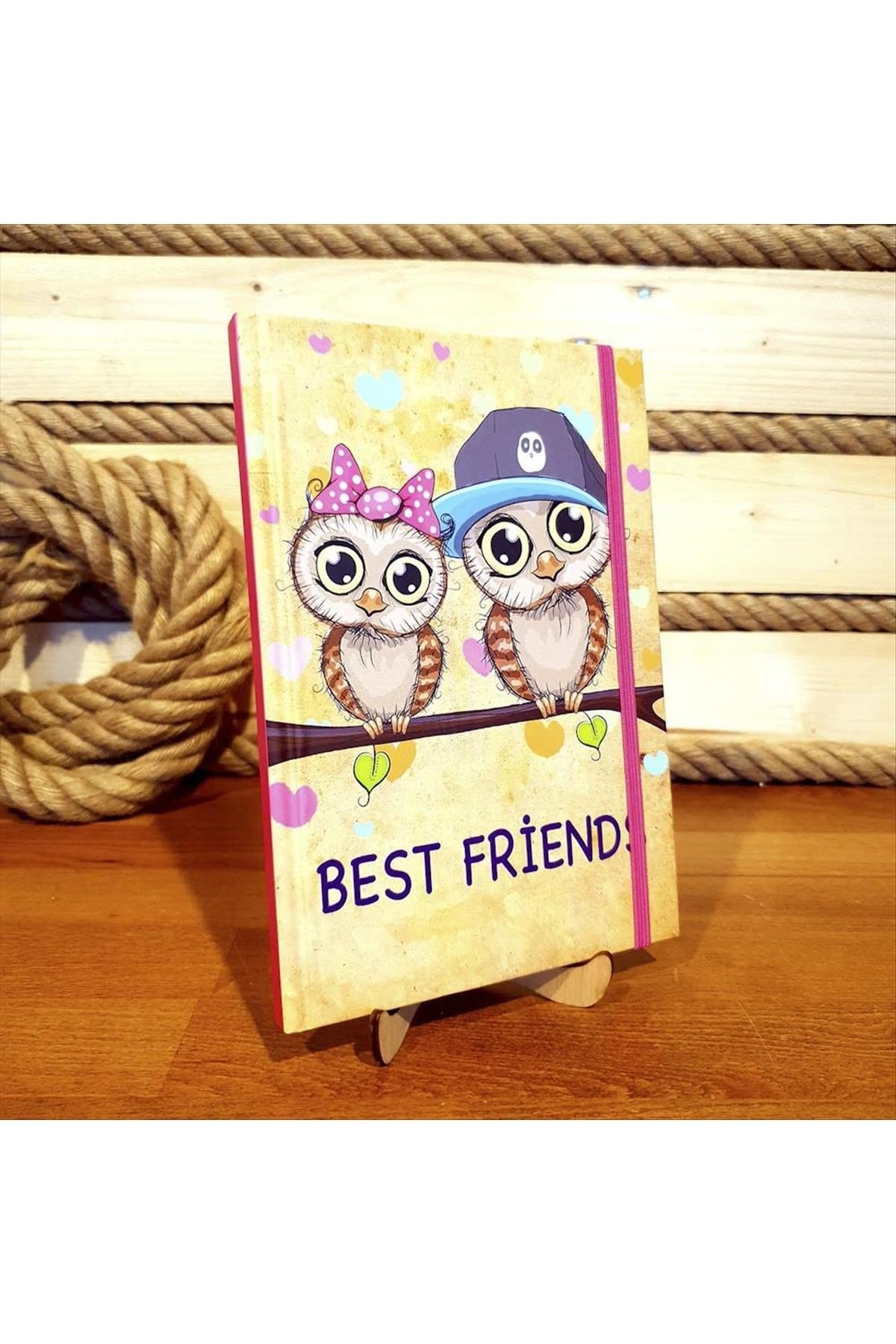 Sevimli Baykuş Figürlü Özel Tasarım Defter