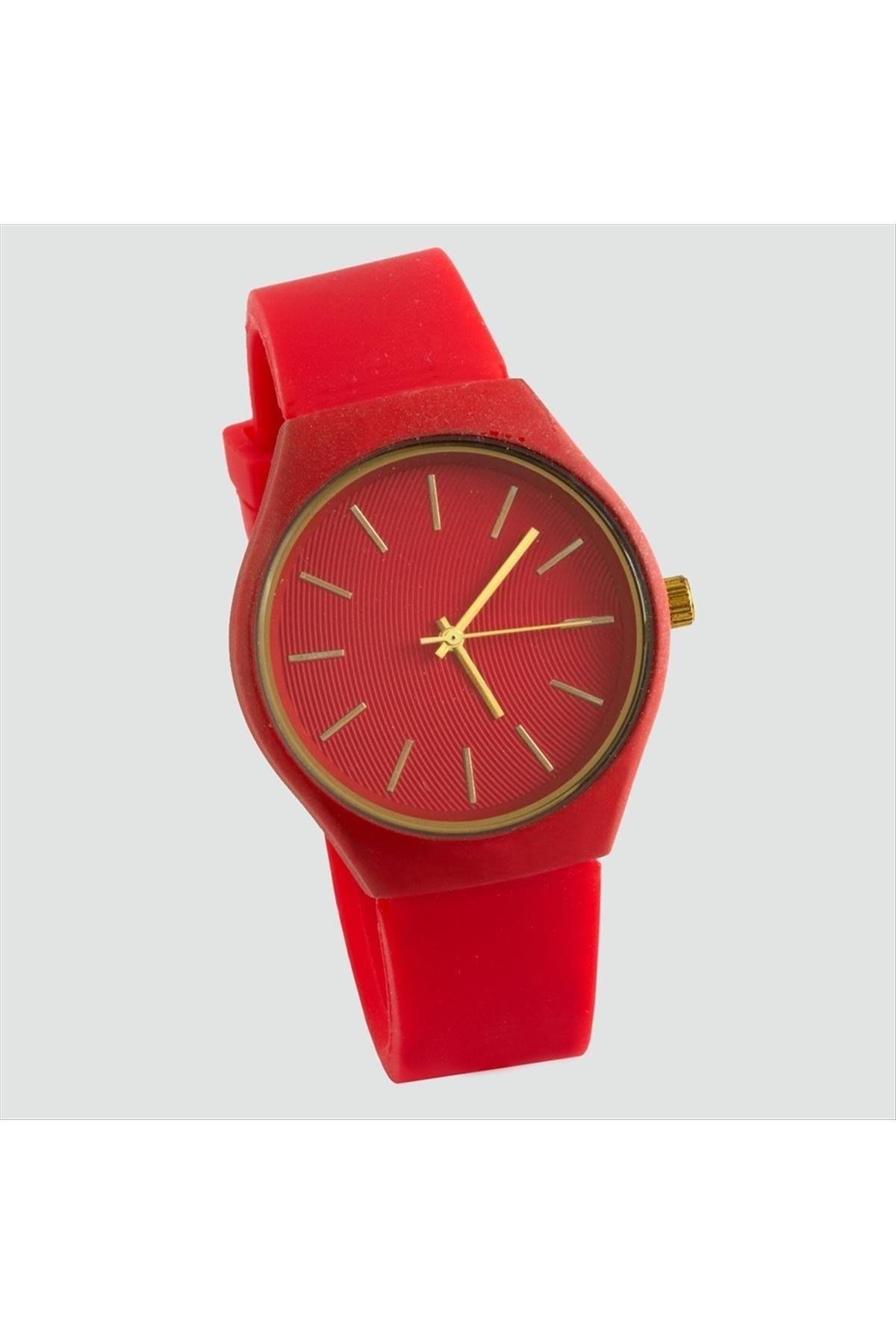 Silikon Kayışlı Bayan Kol Saat