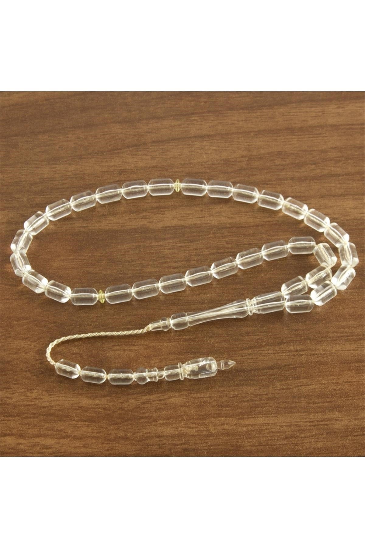 Silindir Kesim Plastik Tesbih 8*10 mm