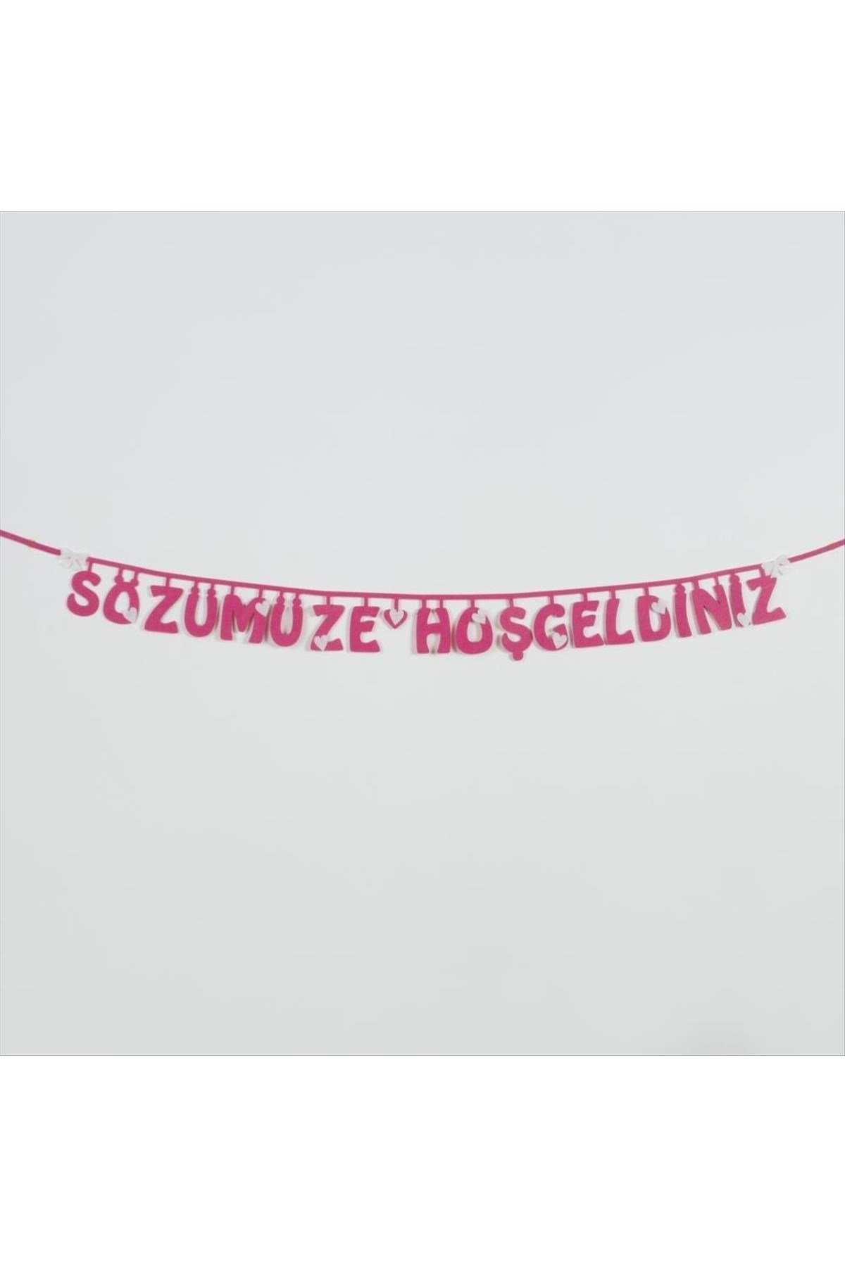 Sözümüze Hoşgeldiniz Keçe Yazı