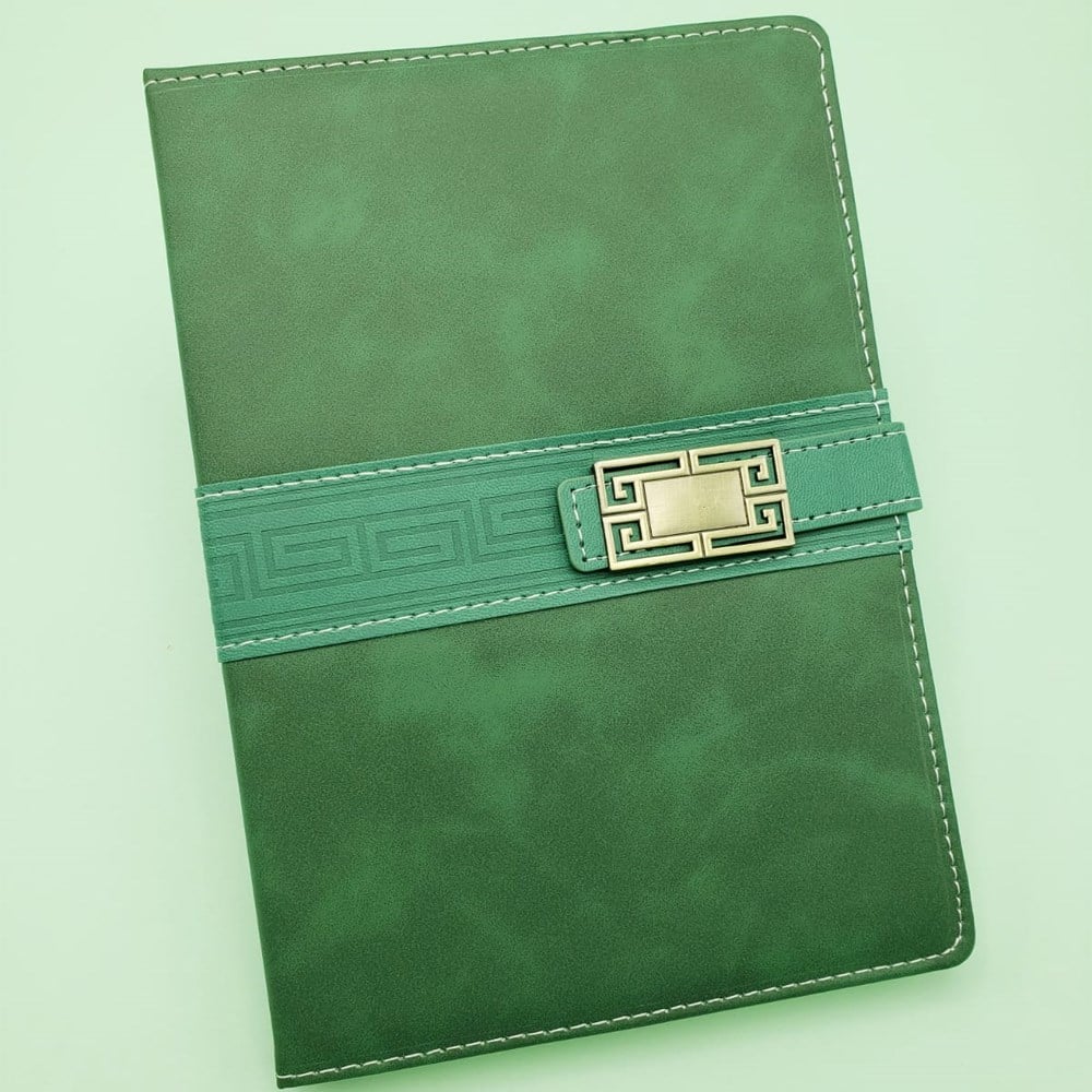 Tarihsiz Ajanda Defter Yeşil Renk