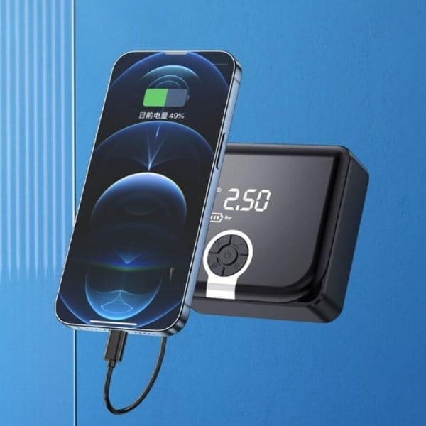 Taşınabilir Şarjlı Powerbank Hava Kompresörü