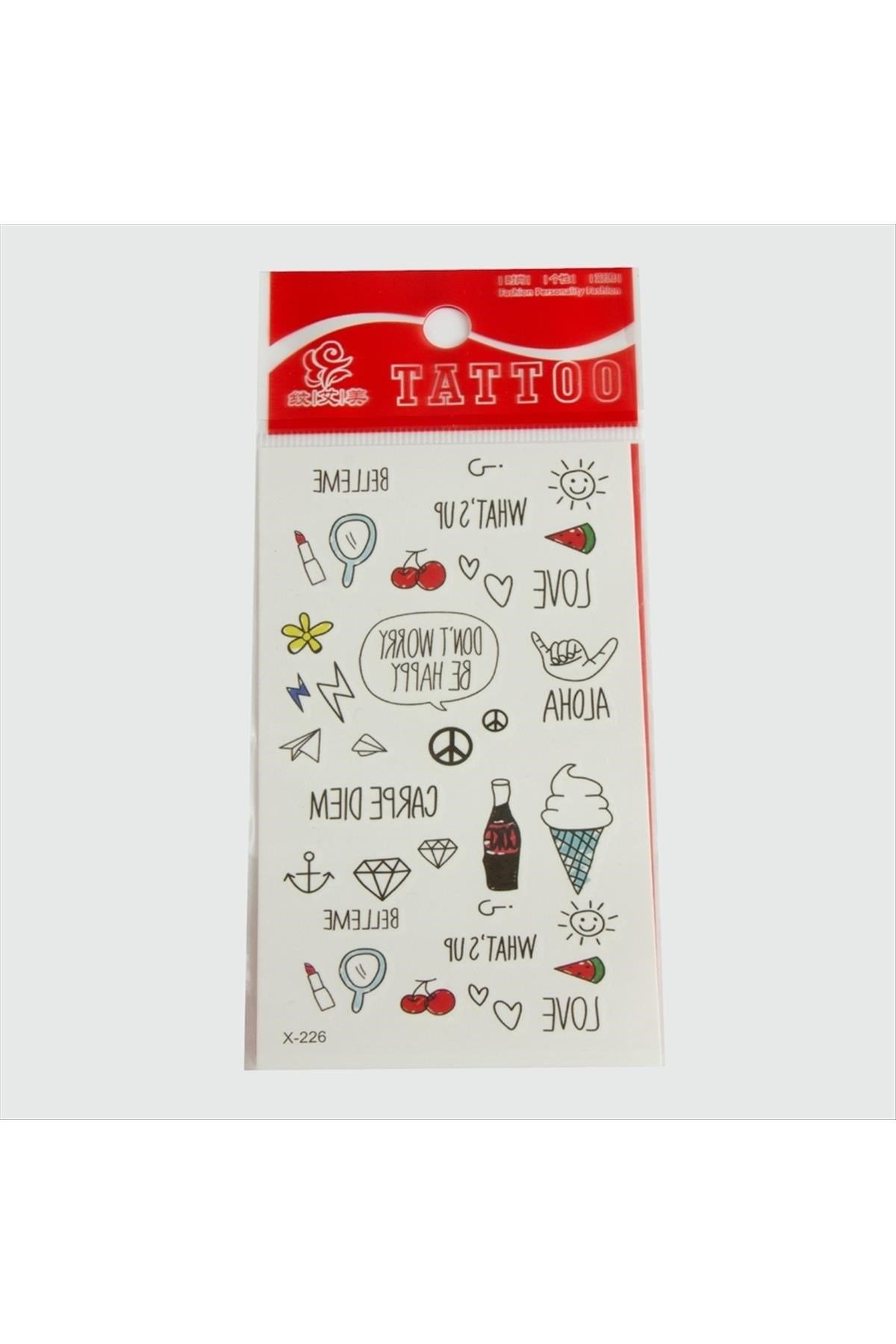 Tattoo Dövme Sticker Küçük