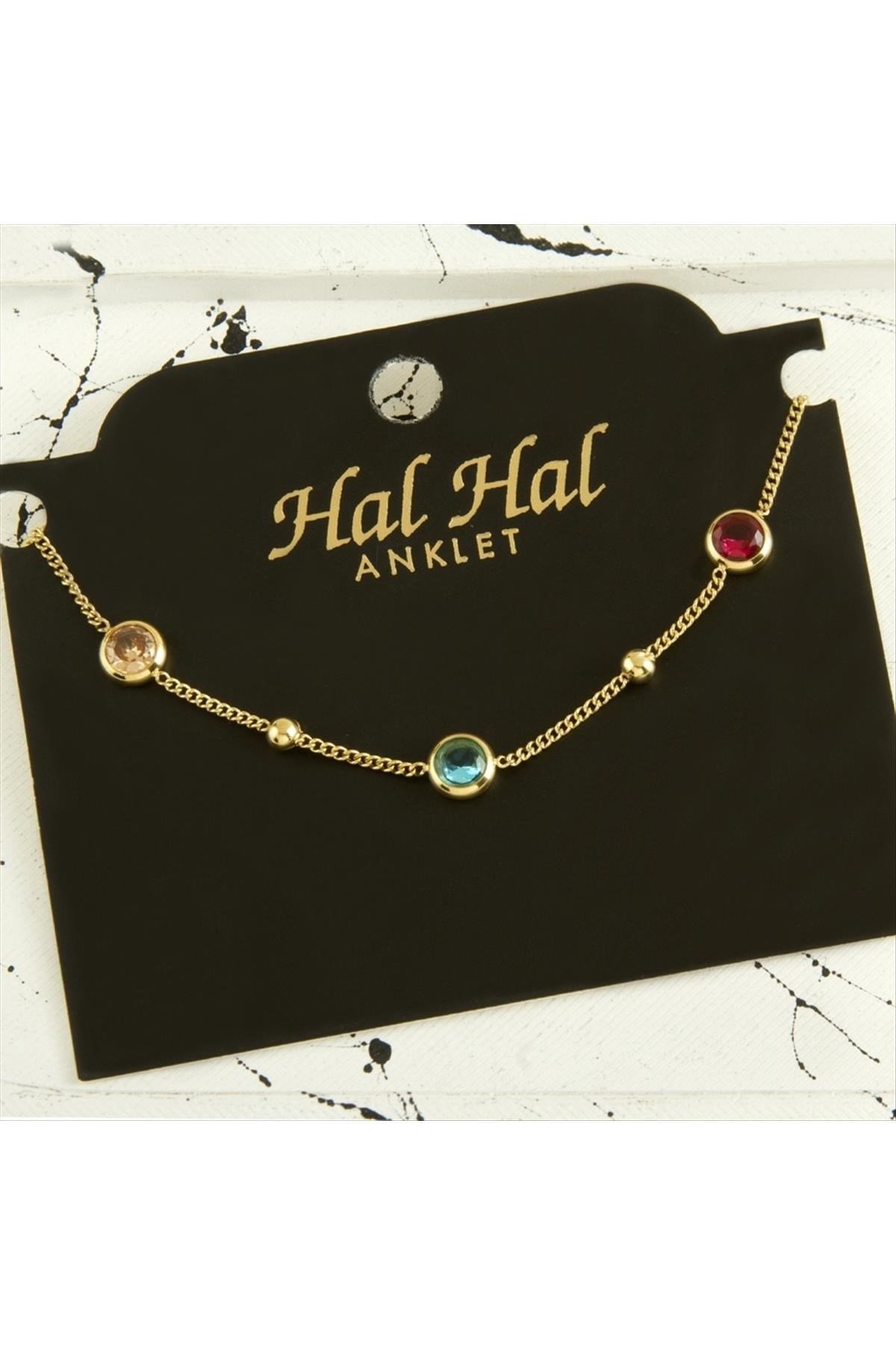 Tek Taş Lüks Çelik Halhal