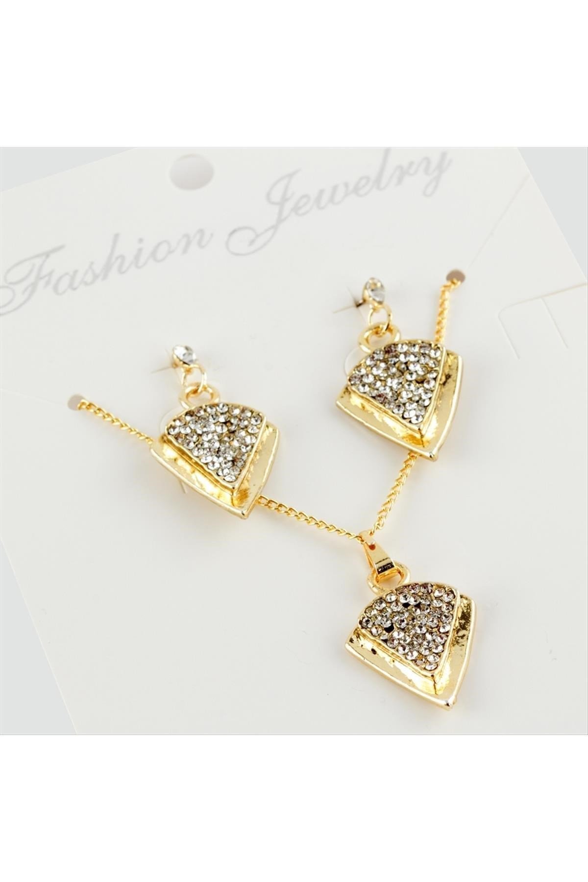 Trend Yeni Sezon Taşlı Set Kolye