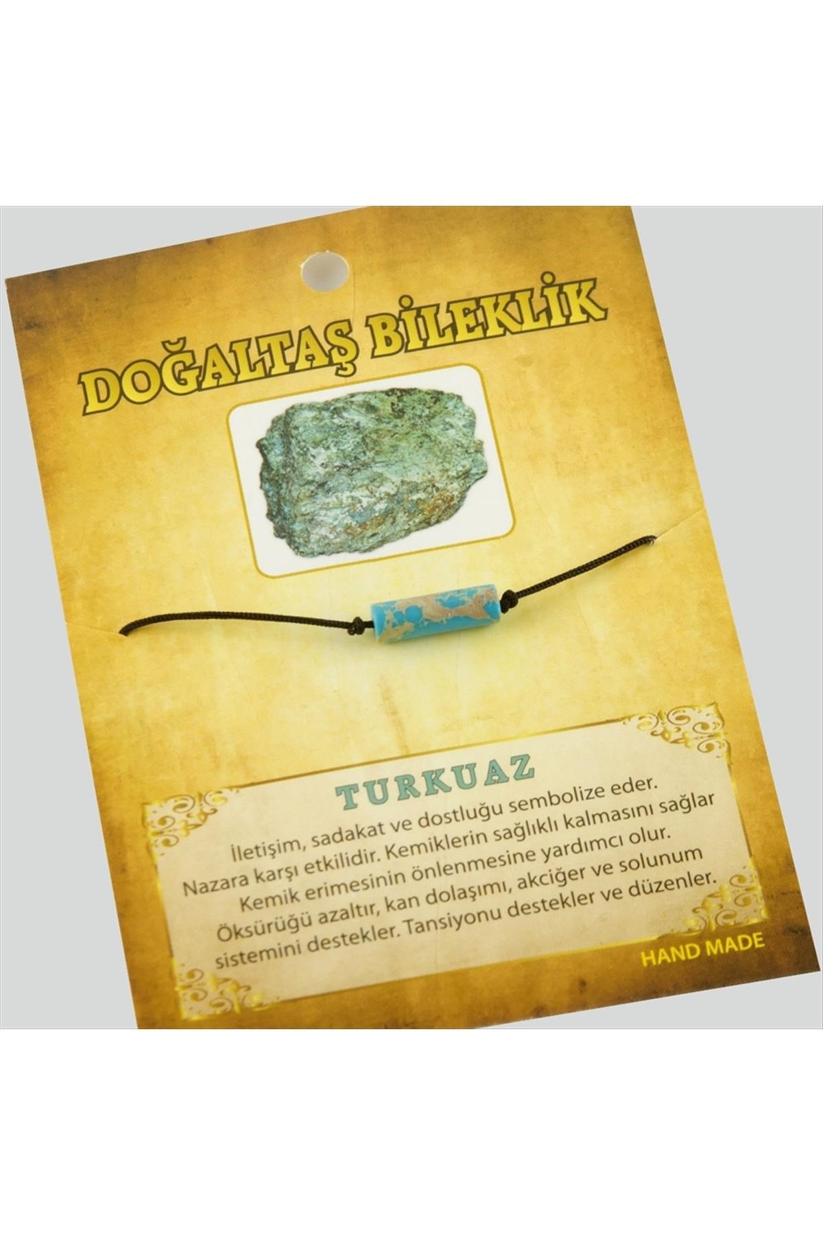 Turkuaz Doğaltaş Bileklik