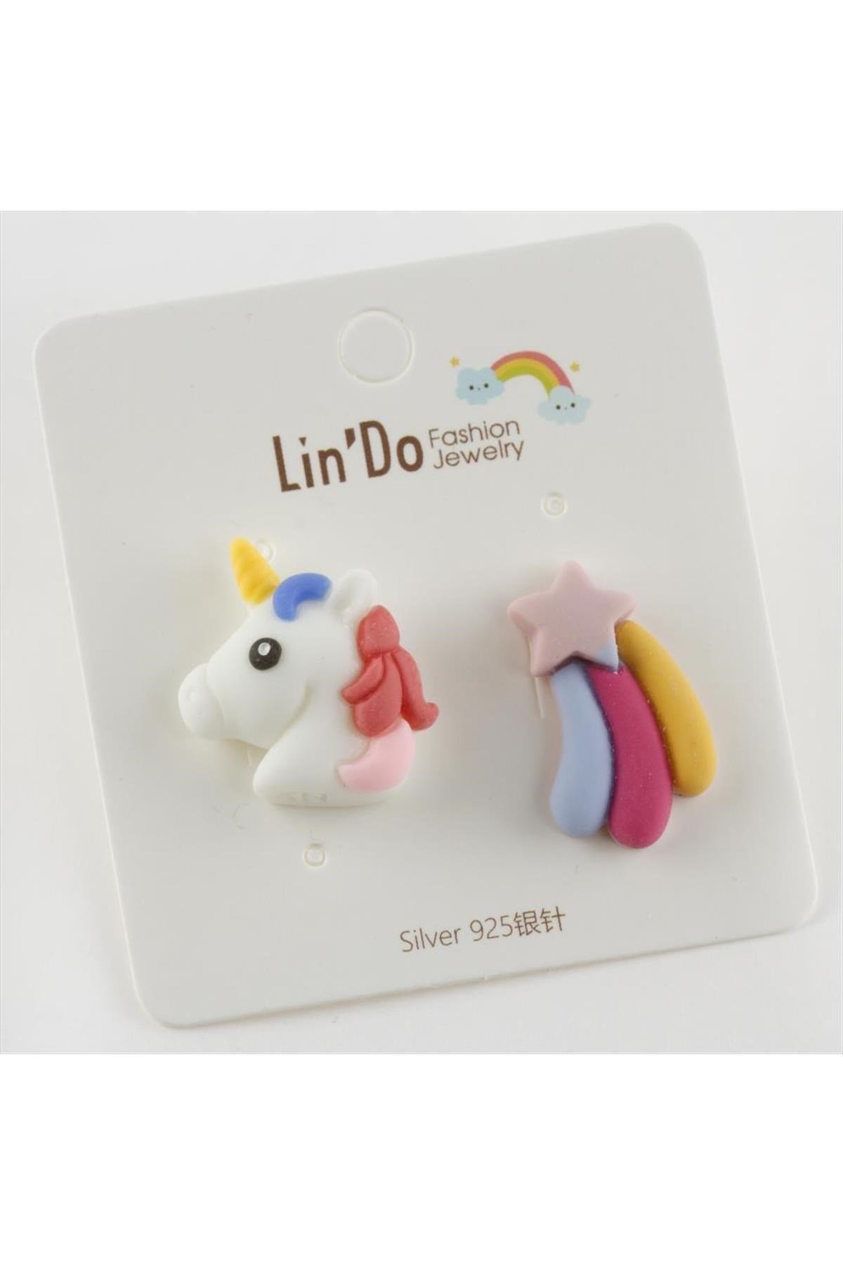 Unicorn Figürlü Lüx Küpe