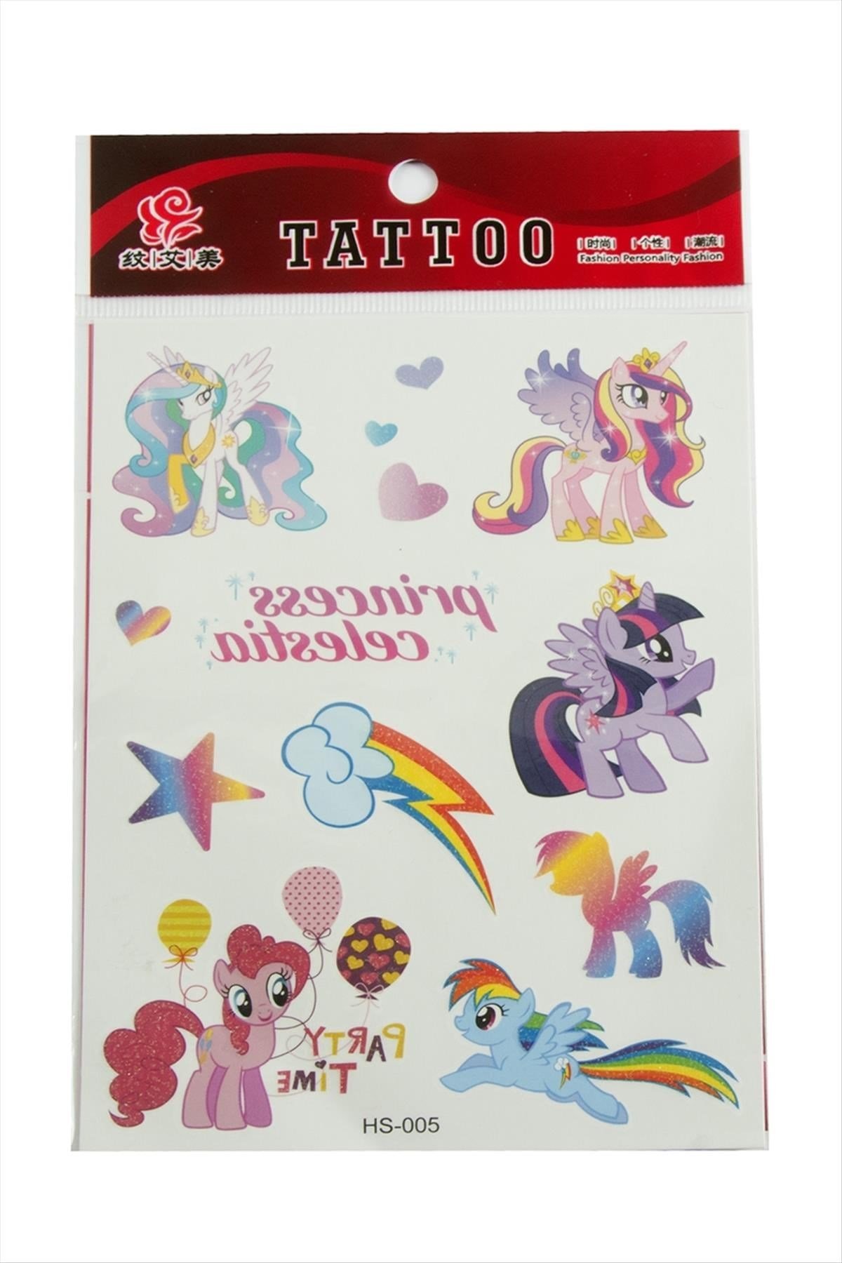 Unicorn Tattoo Dövme Sticker