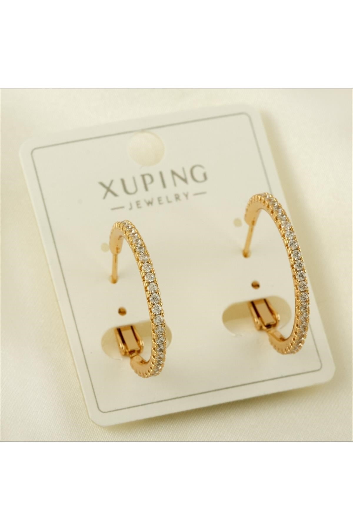 Xuping Lüks Zirkon Taşlı Küpe