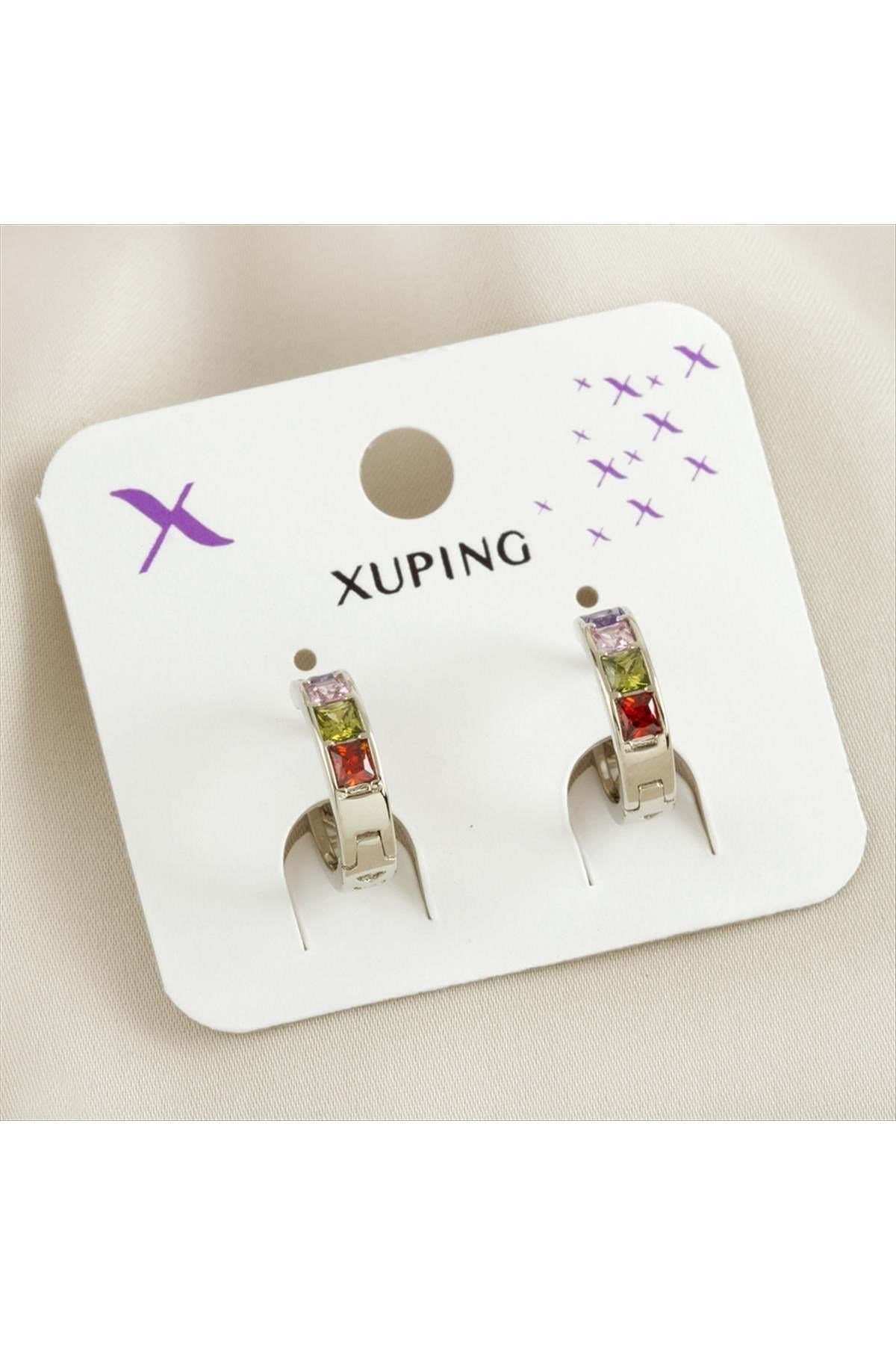 Xuping Zirkon Taşlı Lüks Küpe