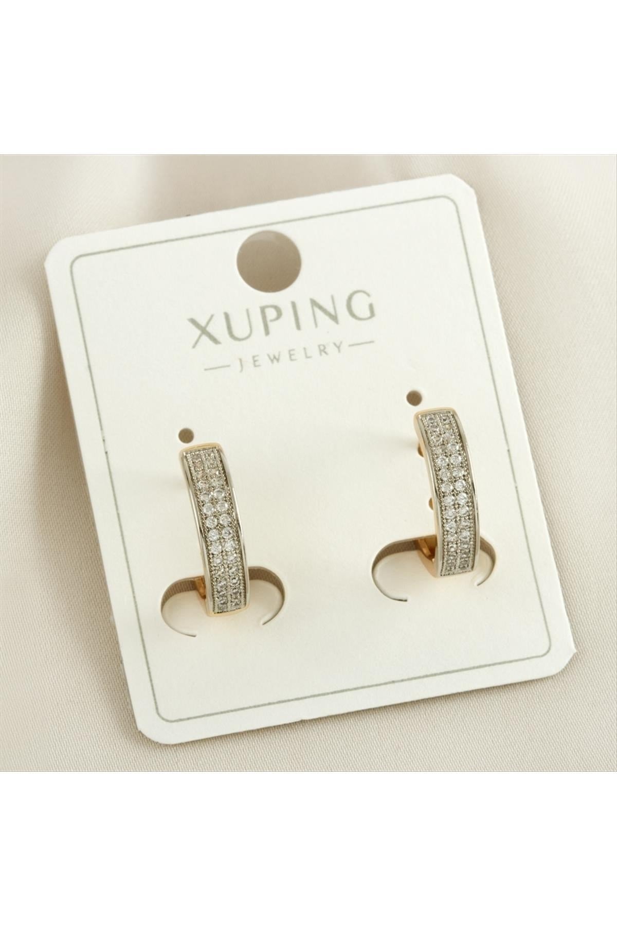 Xuping Zirkon Taşlı Lüks Küpe